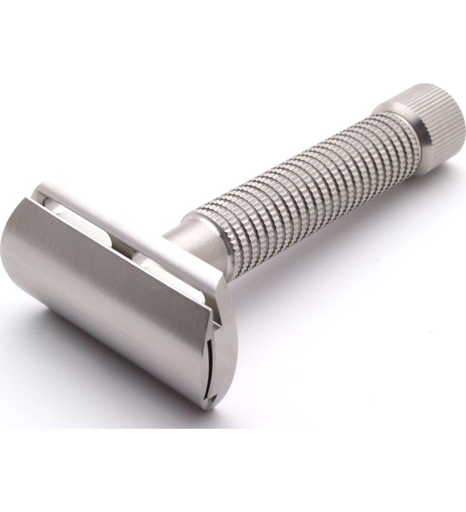 Rex Envoy Safety Razor - 100% Stainless Steel 3-Piece Double Edge Handcrafted in the USA | Rex Supply Company - International Shipping Available - Buy Online on GoSupps.com