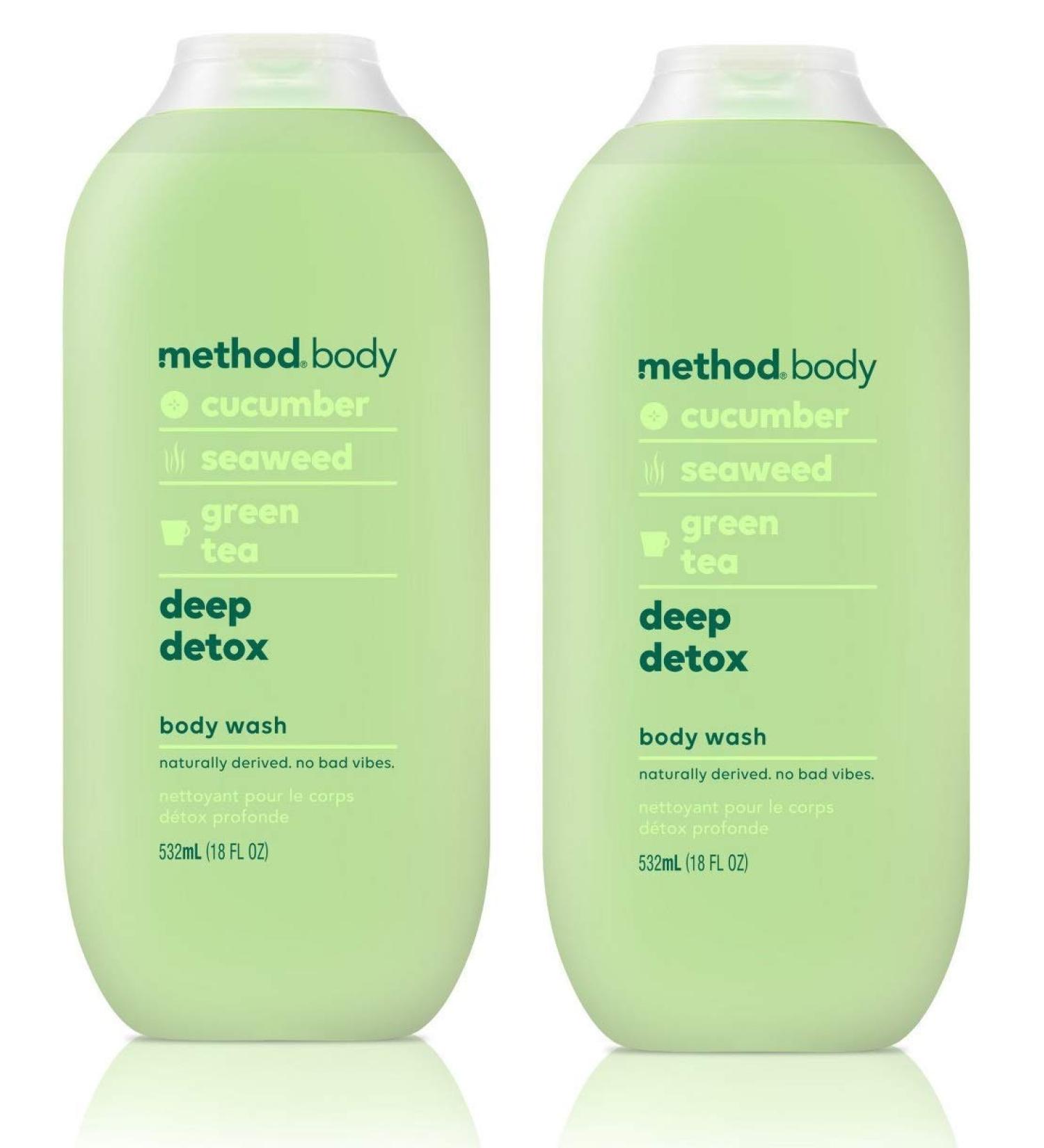 Method Body Wash Deep Detox 18oz (2 Pack) - Refreshing Detox Formula for Clean and Smooth Skin - Buy Online on GoSupps.com