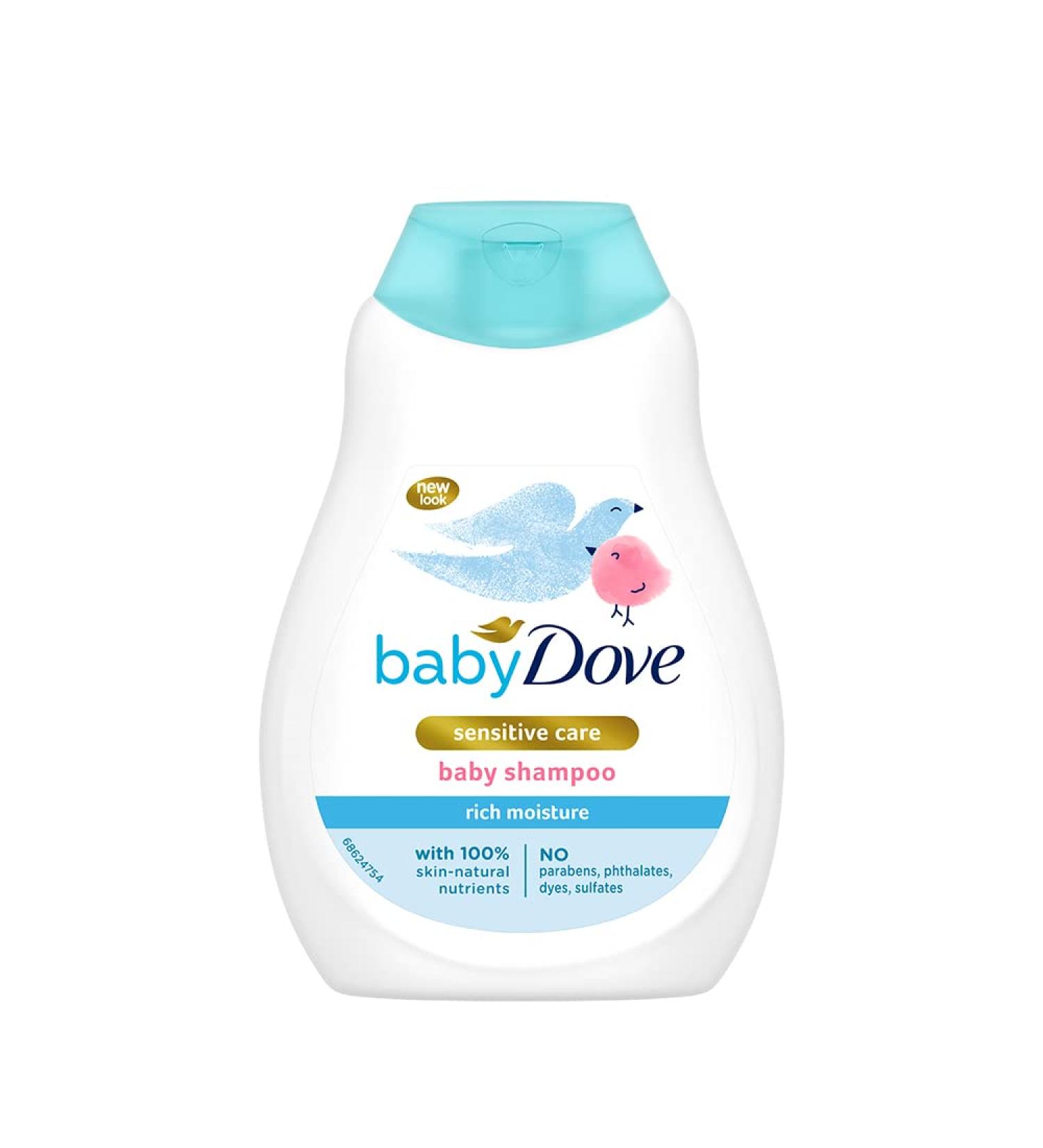 Dove Baby Rich Moisture Shampoo - 200ml | Gentle Cleansing for Soft Baby Hair - Buy Online on GoSupps.com