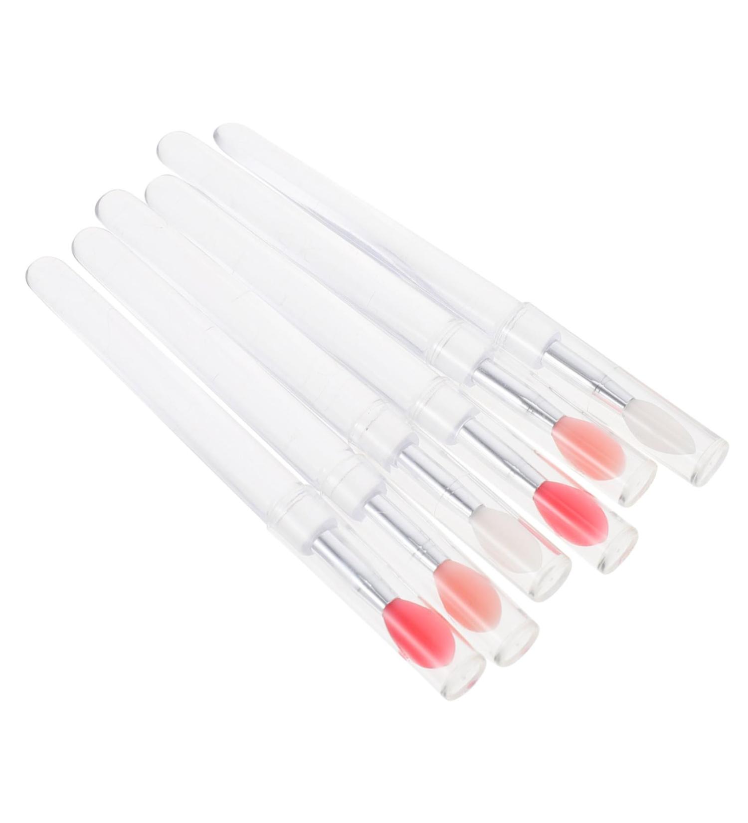 Gogogmee 6pcs Lip Brush Makeup Use Lipstick Brush Lip Balm Applicator Lipstick Lip Mask Applicator Lip Mask Brush Lipstick Applicator Silicone Lip Makeup Brush Lip Makeup Pen Lip Balm Brush - Buy Online on GoSupps.com