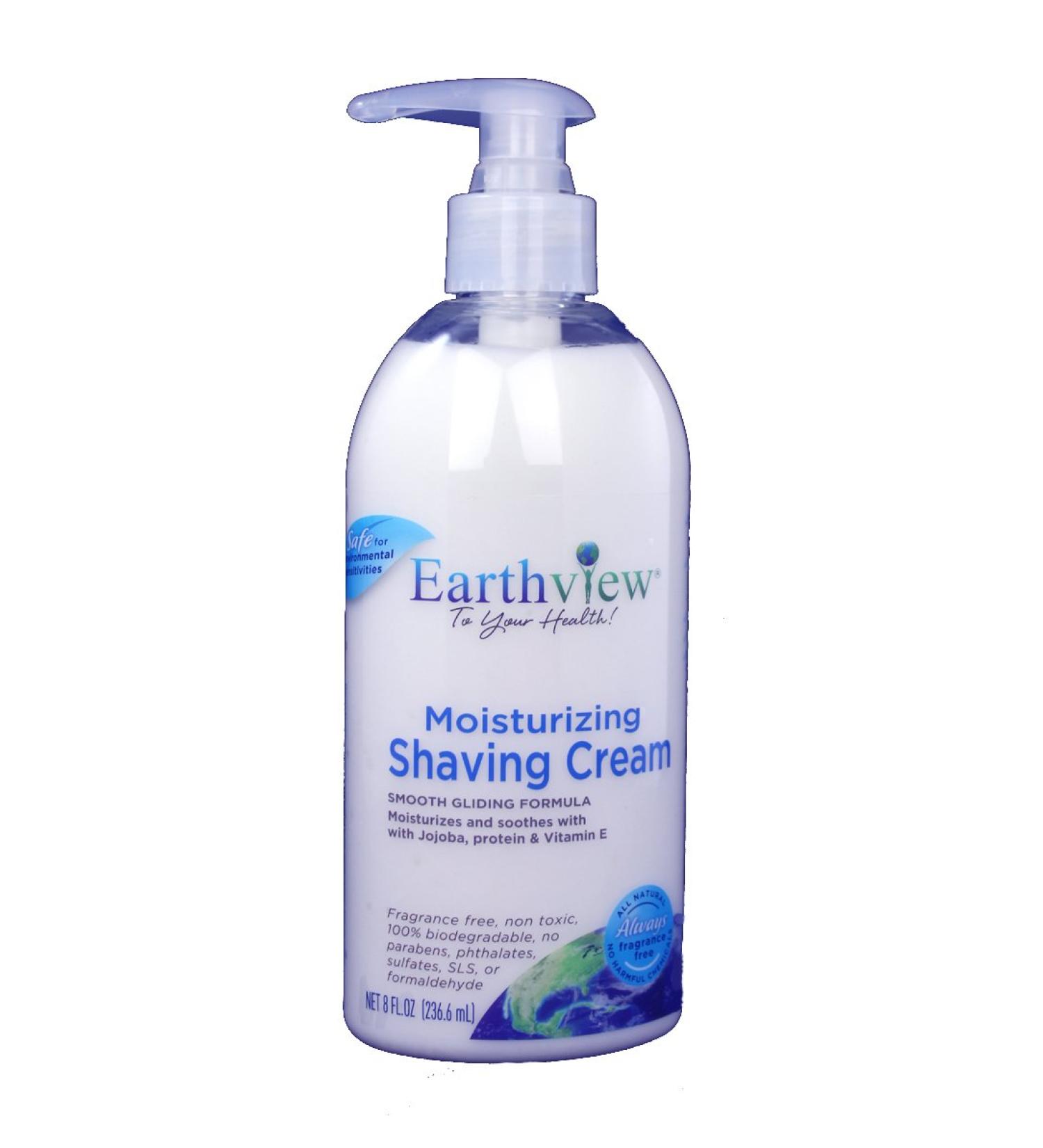 Fragrance-Free Natural Shaving Cream 8 oz | Smooth-Gliding Shave for Sensitive Skin | Eco-Friendly - Buy Online on GoSupps.com