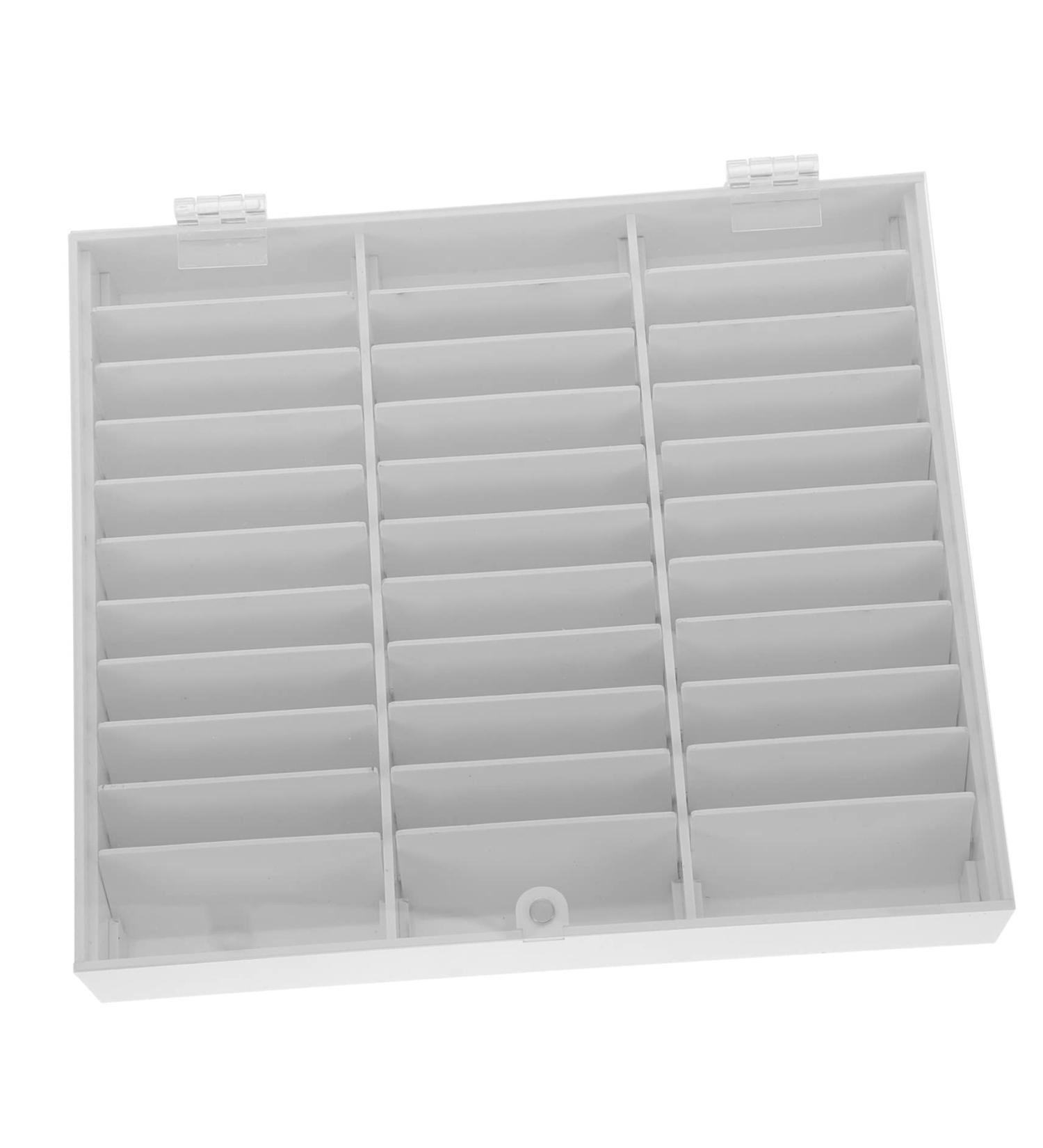 Angoily Box Nail Art Display Box Nail Tip Organizer Nail Art Storage Container Nail Art Container Nail Tips Organizer Nail Art Tips Holder Acrylic Display Stand Manicure White - Buy Online on GoSupps.com