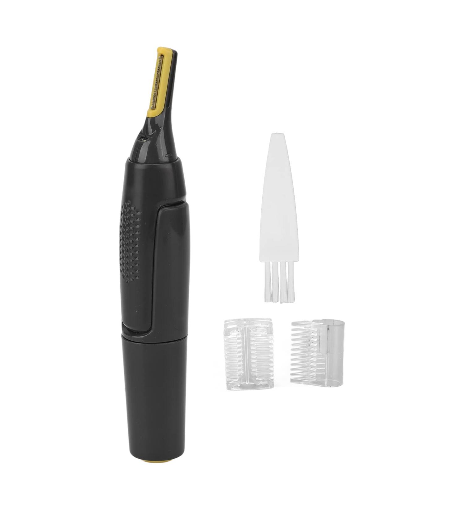Saluaqui Mini Men Electric Trimmer with Removable Washable Wash Tea Head Double Blades Low Noise Facial Hair Remover for Convenient Care - Buy Online on GoSupps.com