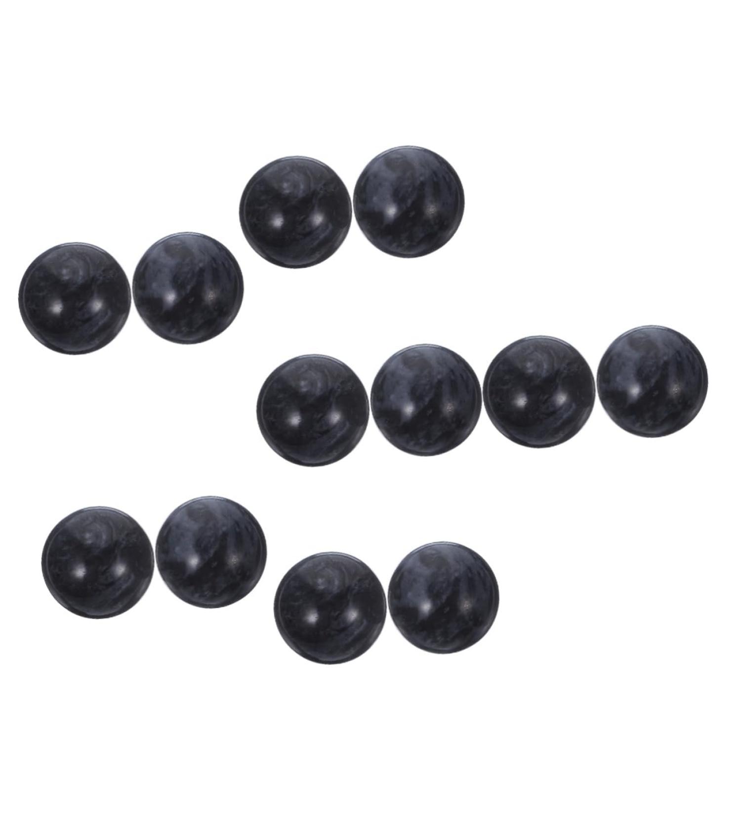 Healeeved 12 PC Black Baoding Balls - Hand Exercise & Stress Relief Jade Balls for Health & Fitness | International Shipping Available - Buy Online on GoSupps.com