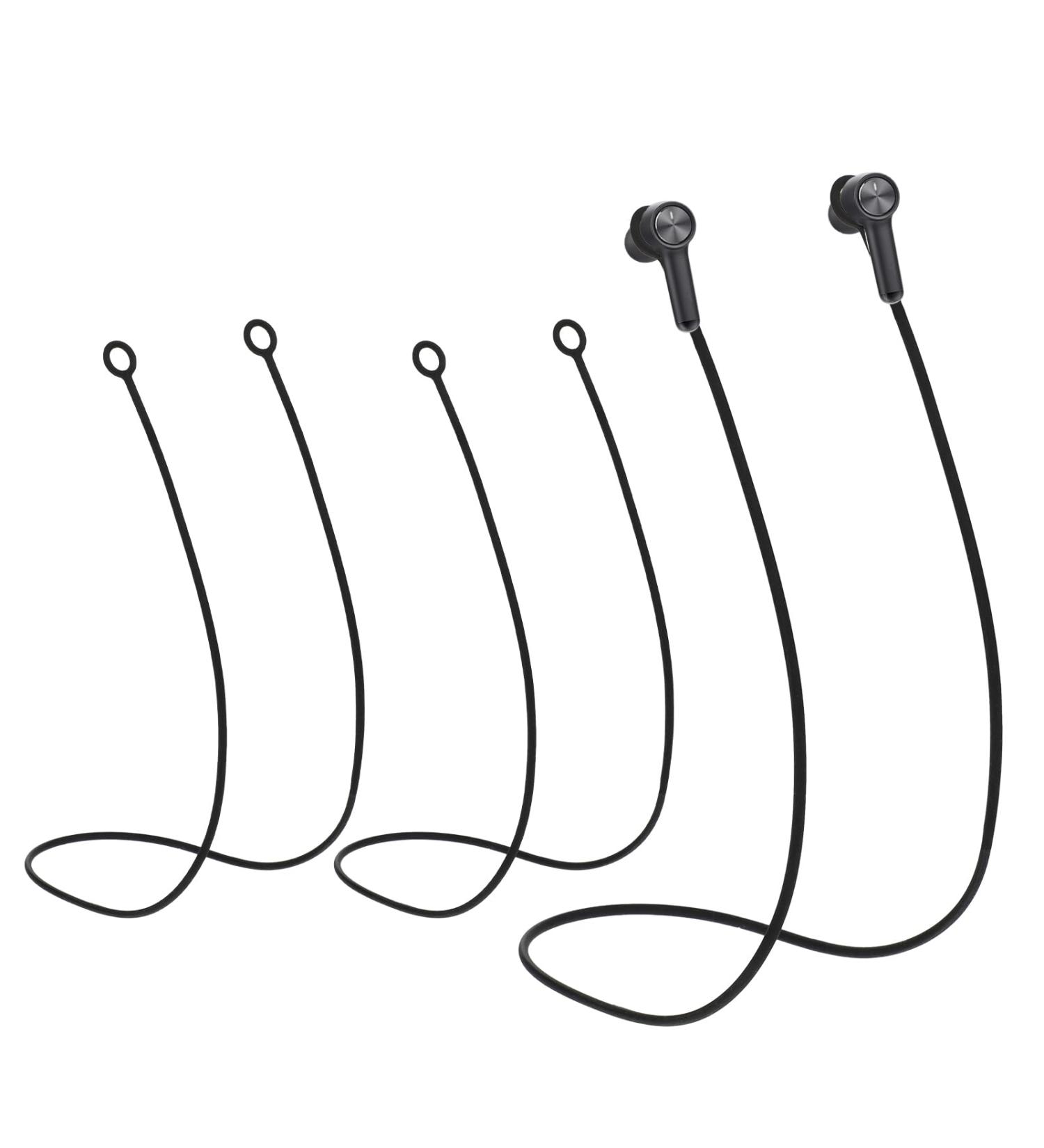Flexible Silicone Earplug Connector Cord - 2 Pack Safety Lanyard with Removable Tips for Secure Earplug Storage - Ideal for Travel & Daily Use - Buy Online on GoSupps.com
