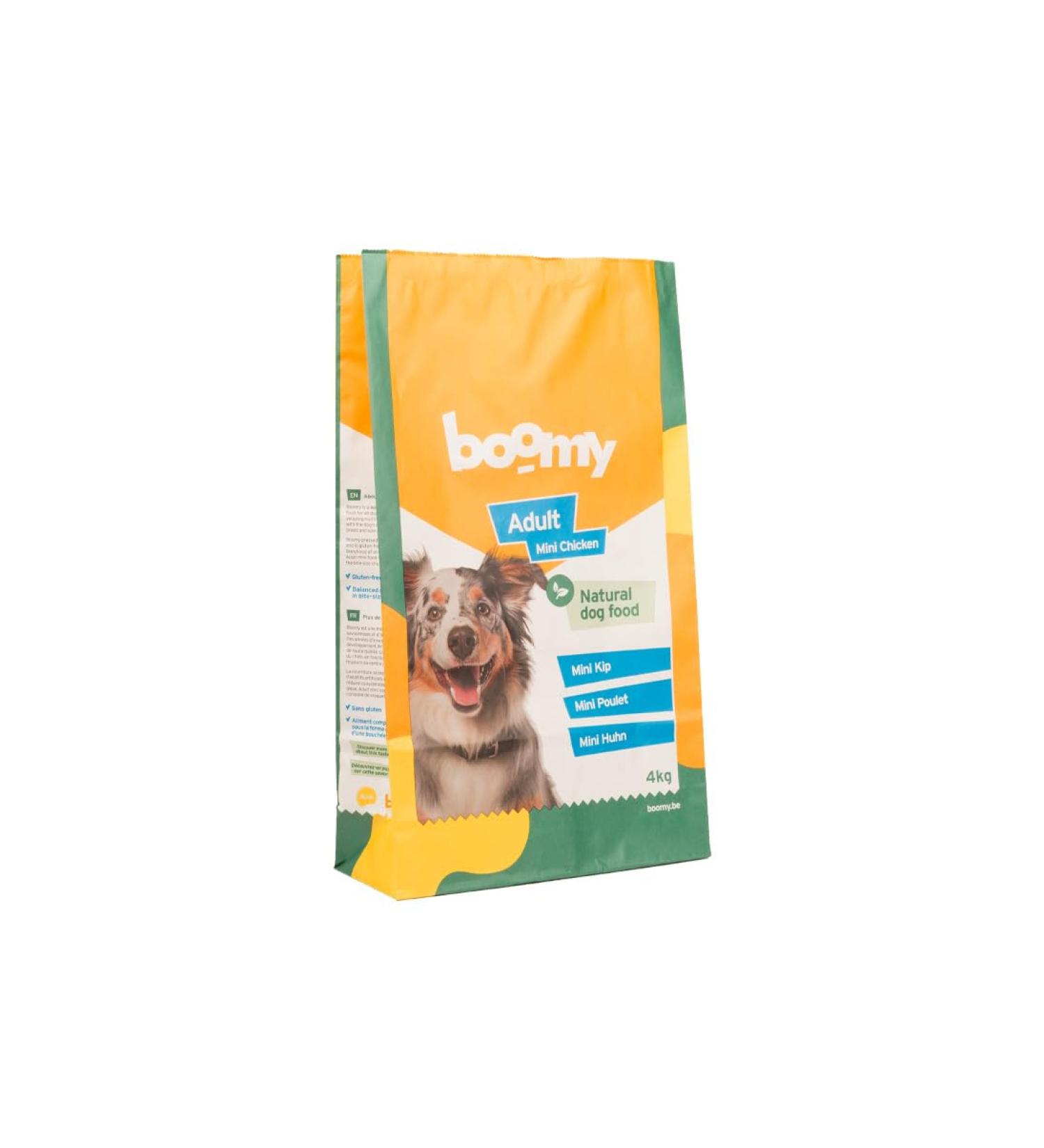 Boomy - Cold Pressed Dog Food - Small Breeds - Adult - Chicken - 4kg - Buy Online on GoSupps.com