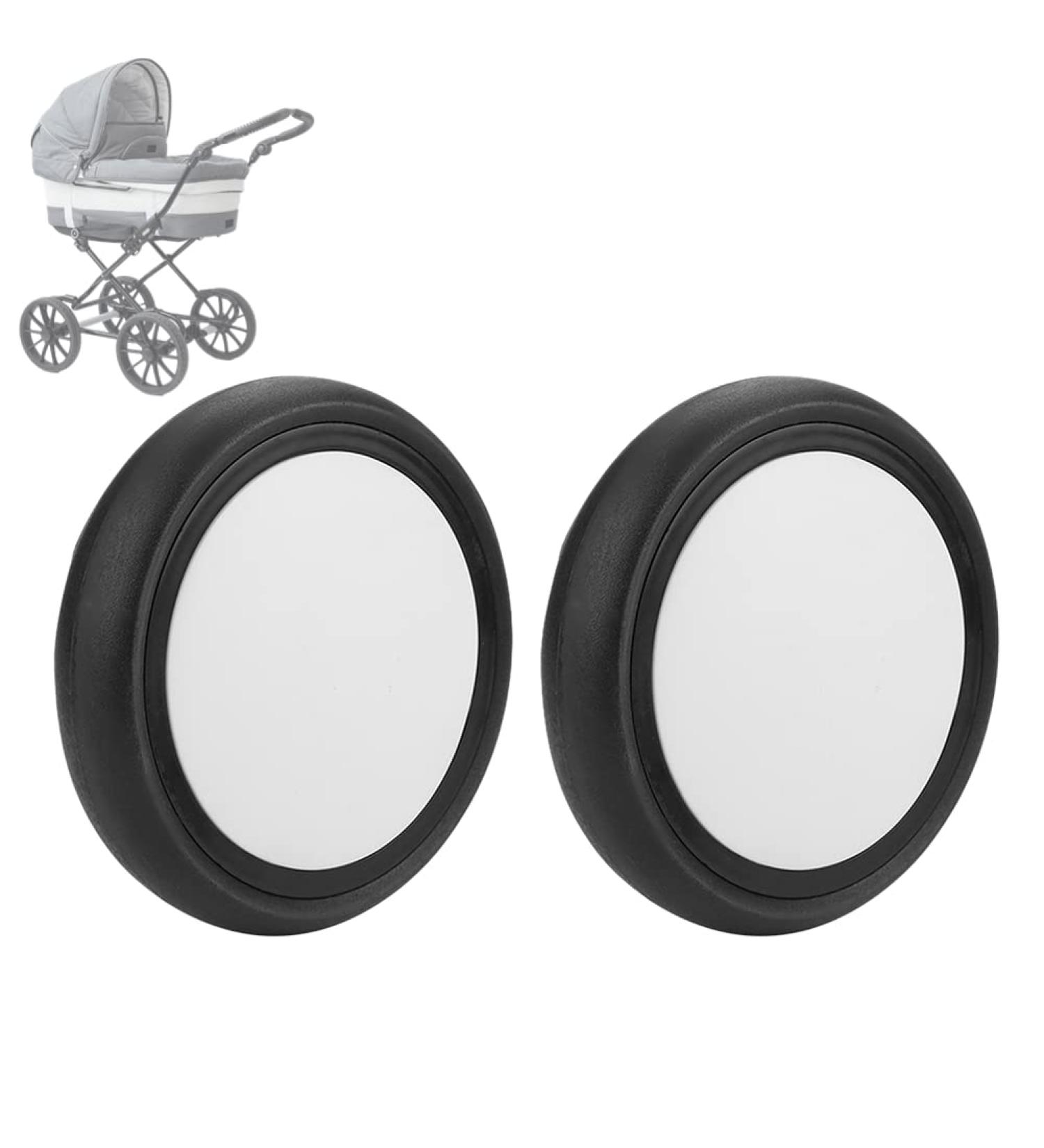 Shanrya Stroller Wheel Accessories - 360 Rotation Rear Wheels for Yoya & Kiddopotamus (ONE Pair 12) - Buy Online on GoSupps.com