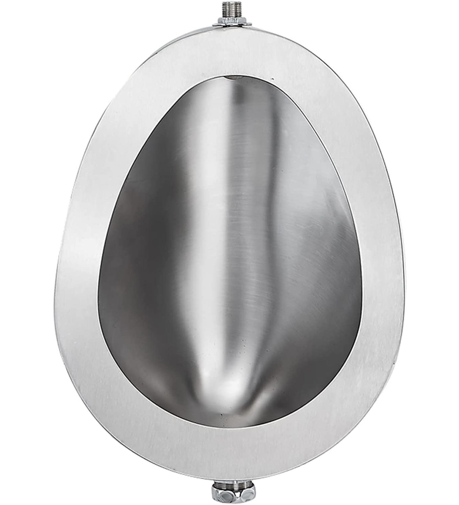 Household Items Stainless Steel Wall-Mounted Urinal Men's Urinal Public Toilet Urinal with Stainless Steel S Tube Suitable for Schools Prisons Hospitals Shopping Malls S - Buy Online on GoSupps.com