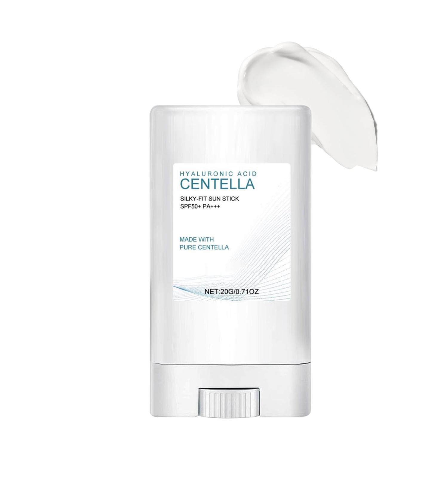 Suncream Stick Silky Fit | Korean SPF50+ Sunscreen Stick | No White Cast Lightweight Moisturizing Protection for Face & Body - Buy Online on GoSupps.com