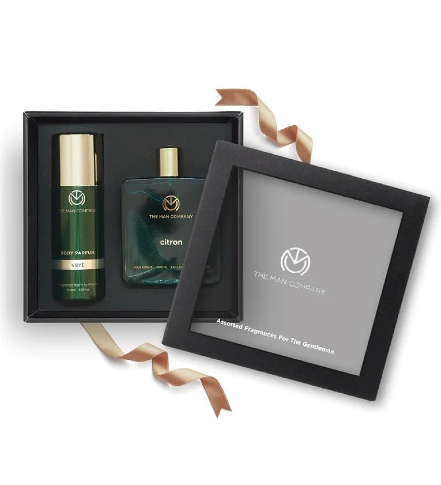 Th.e Man Company Men Ever Green Perfume Gift Set | Luxury Long-Lasting Fragrance | Premium Wood Scent Body Spray | Gift Kit For Husband Boyfriend | Combo Pack For Him 100 Millilitres. - Buy Online on GoSupps.com