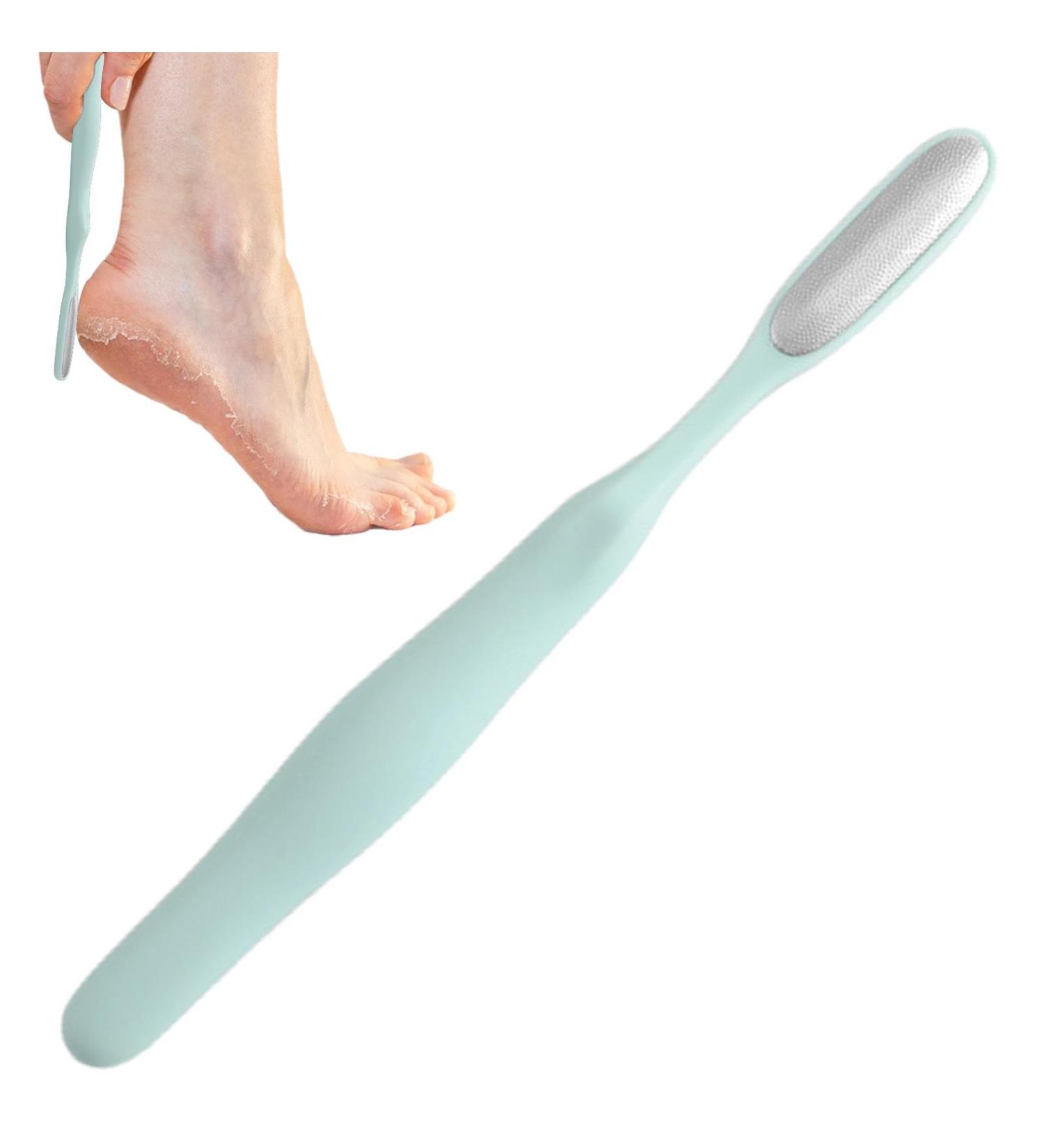 Foot File Callus Remover - Long Handled Toe Cleaning Brush Foot File | Callus Remover Foot Scrubber Toe Crevice Cleaning Brush Foot Care Pedicure Tool Blue - Buy Online on GoSupps.com