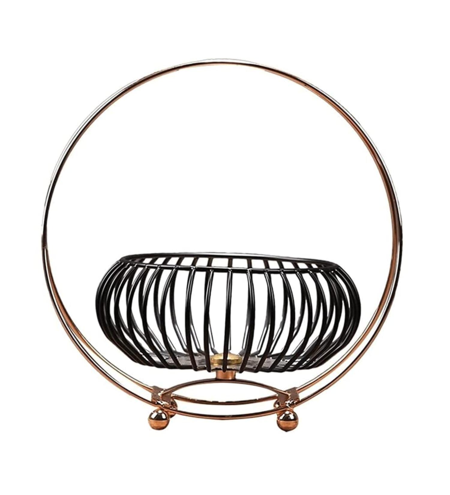 Grace Fruit Bowl Fruit Bowl Large Capacity Iron Fruit Plates Modern Durable Kitchen Countertop Fruit Basket for Wedding Party Home Practical - Buy Online on GoSupps.com