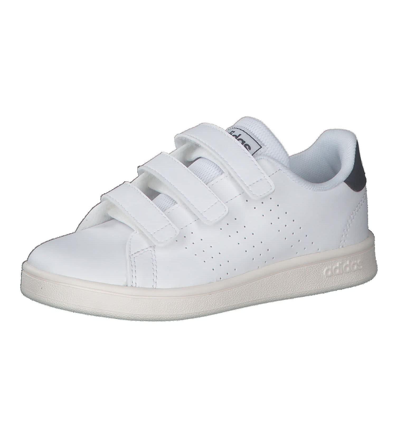 adidas Kids Advantage Cf I Sneaker | Child 10 UK | White Navy Unisex Shoes - Buy Online on GoSupps.com