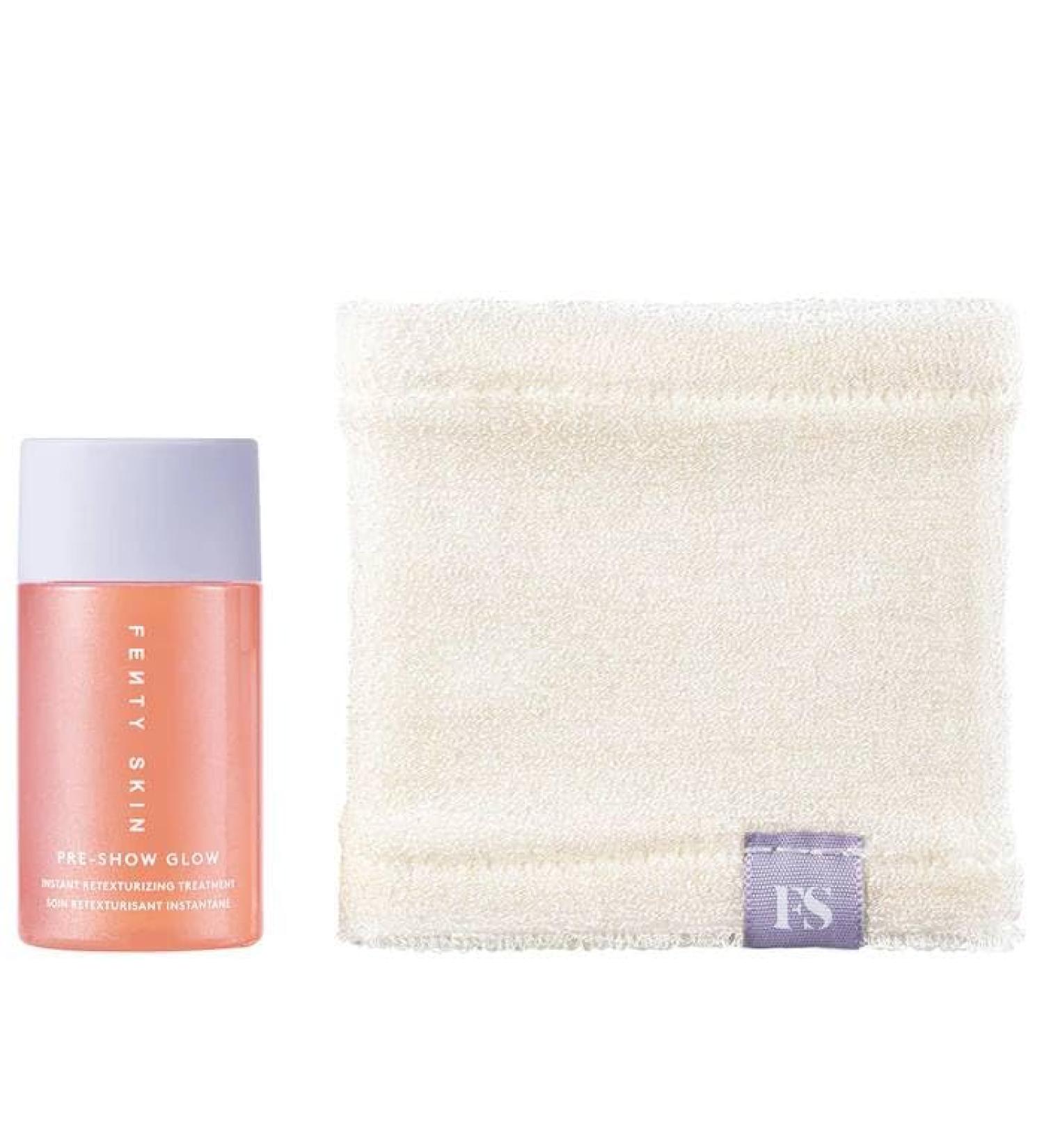 Fenty Skin Pre-Show Glow Instant Retexturizing 10% Aha Treatment + Reusable Applicator