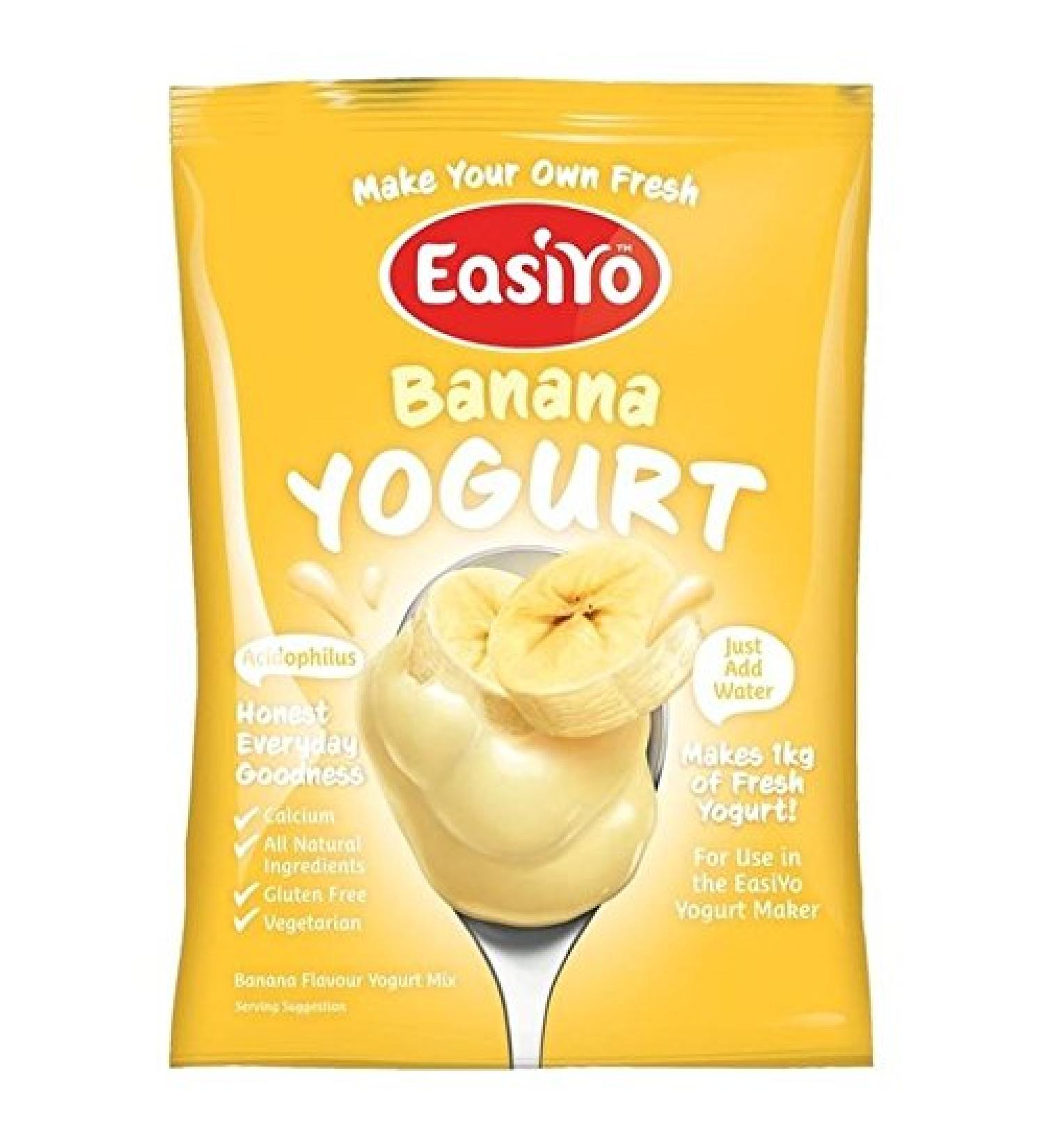 EasiYo Banane Yaourt M lange 230G - Paquet de 6