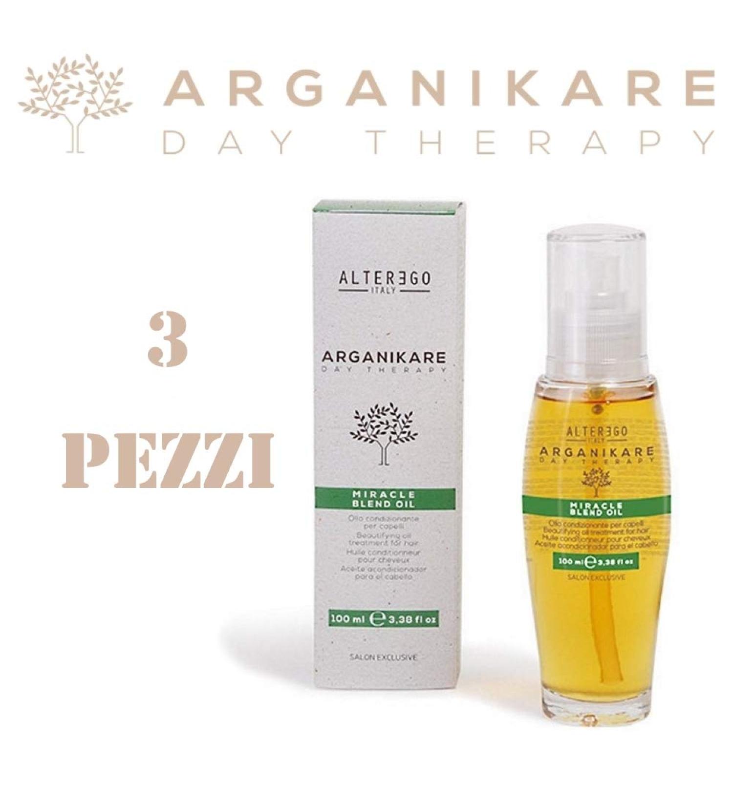 ALTEREGO 3x Arganikare Miracle Blend Oil Olio Conditioner 100 ml Alter Ego