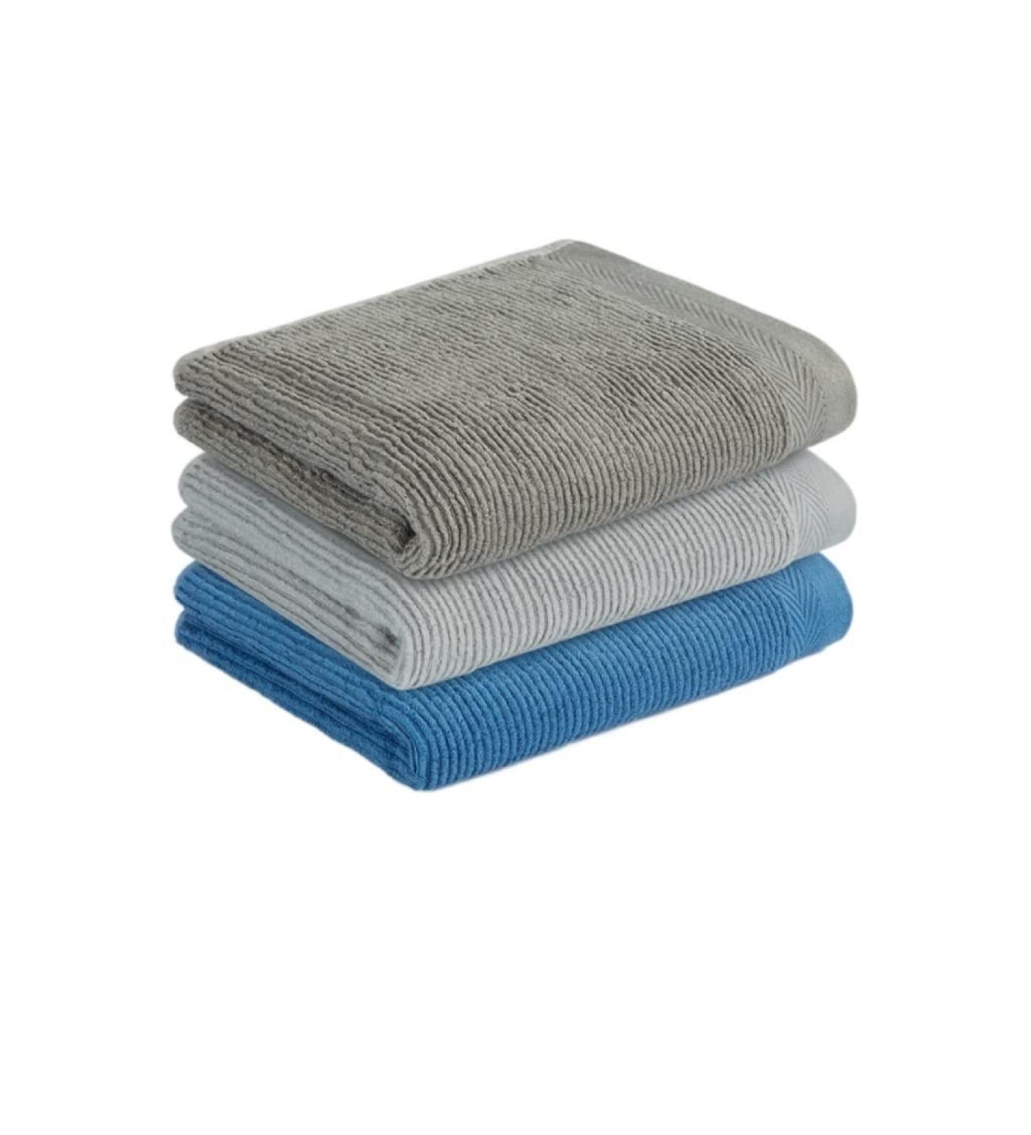 Quick Dry Face Towel Set - Suction Bath Towels for Women | 34x75cm | 3pcs | Soft & Efficient - Buy Online on GoSupps.com