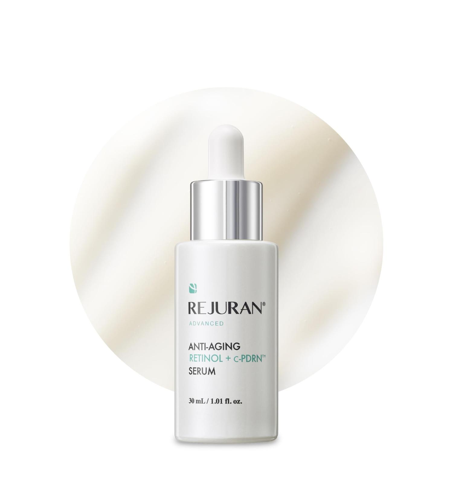 REJURAN Anti-Aging Retinol + c-PDRN Serum 30ml | Wrinkle Reducing Firm & Radiant Skin Peptides Infused - Buy Online on GoSupps.com
