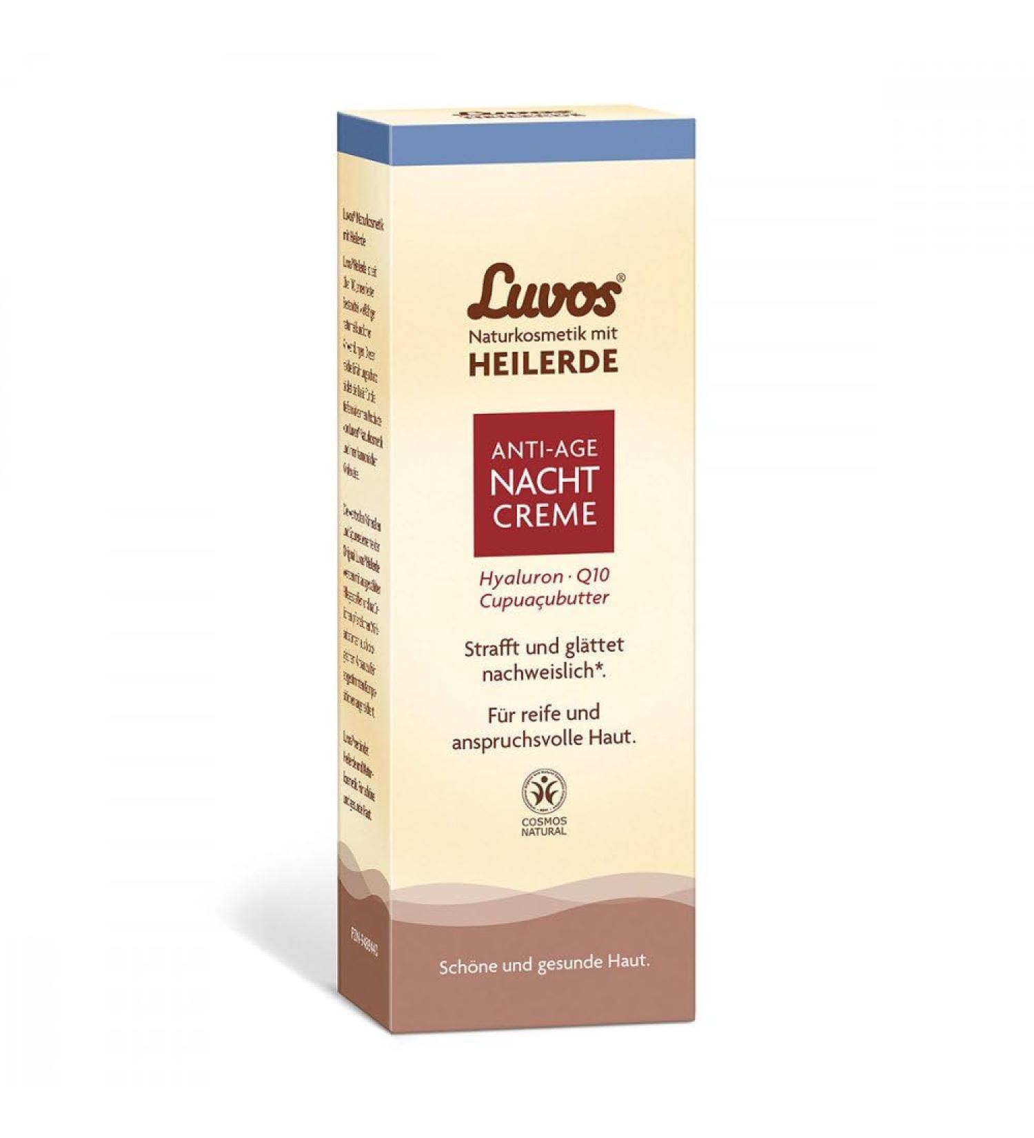 Luvo's Healing Earth Anti-Age Night Cream 50ml - Rejuvenate & Hydrate Your Skin - International Shipping Available - Buy Online on GoSupps.com