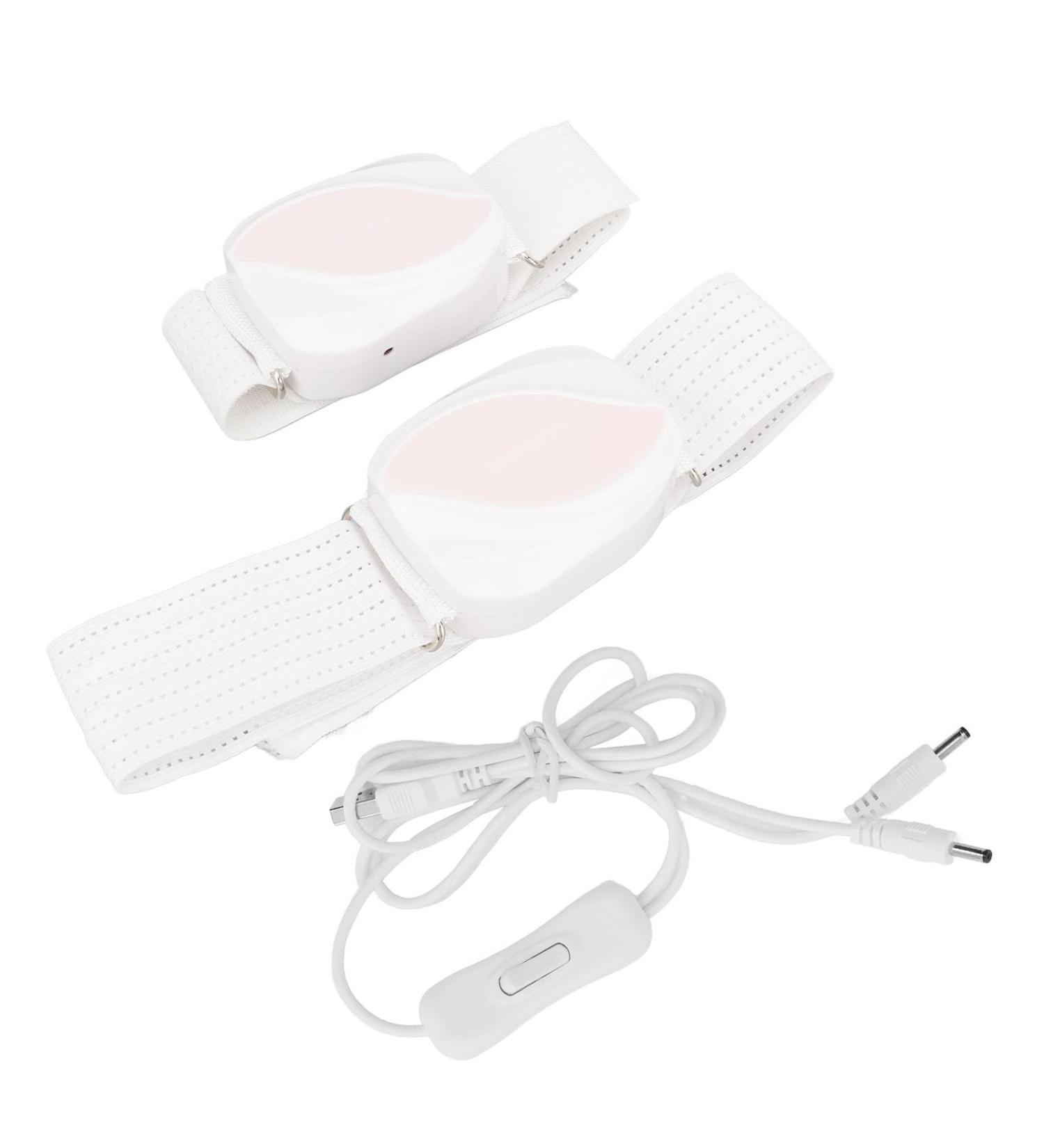 Doact Abdominal Massager - USB Waist Massage Belt for Shoulders - Pink | International Shipping Available - Buy Online on GoSupps.com