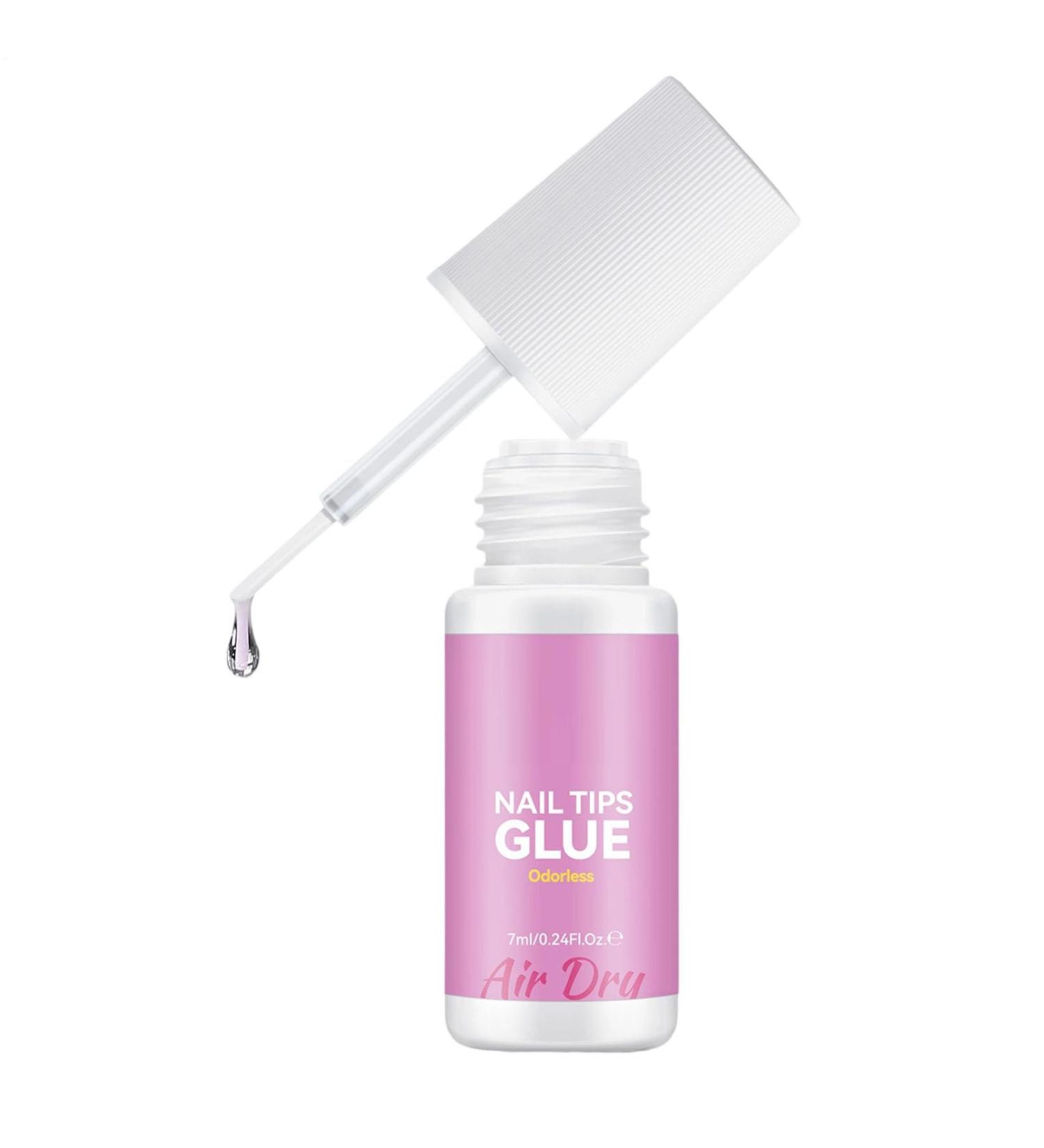 Ugni Glue Tips Strong odorless gel adhesive for quick pressing easy application with long-lasting hang glue for women or beginners clear finish - Buy Online on GoSupps.com