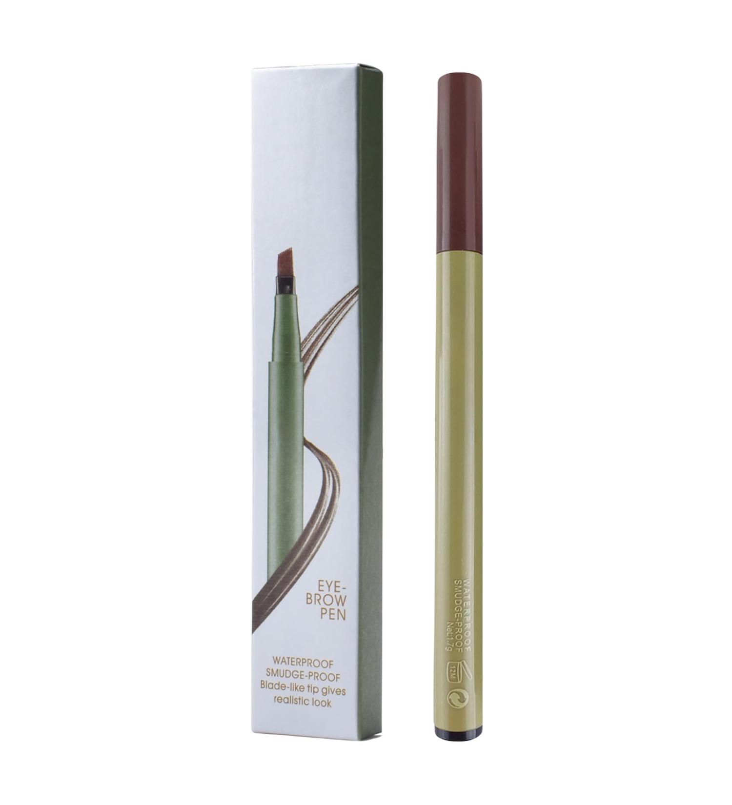 Brow Definer Portable Travel Size Eyebrow Pen for Easy Brow Defining | Beauty Products for Shopping Dating Traveling Gathering Home Aezon Dark Brown - Buy Online on GoSupps.com