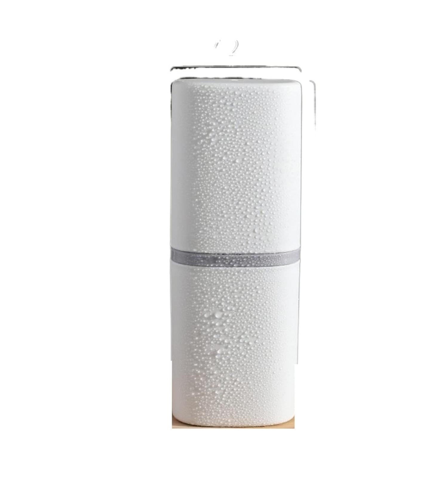 Digjobk Portable Travel Toothbrush Mug & Wash Cup - Light Gray Toothbrush Storage Case for Camping & Outdoor Use - Buy Online on GoSupps.com