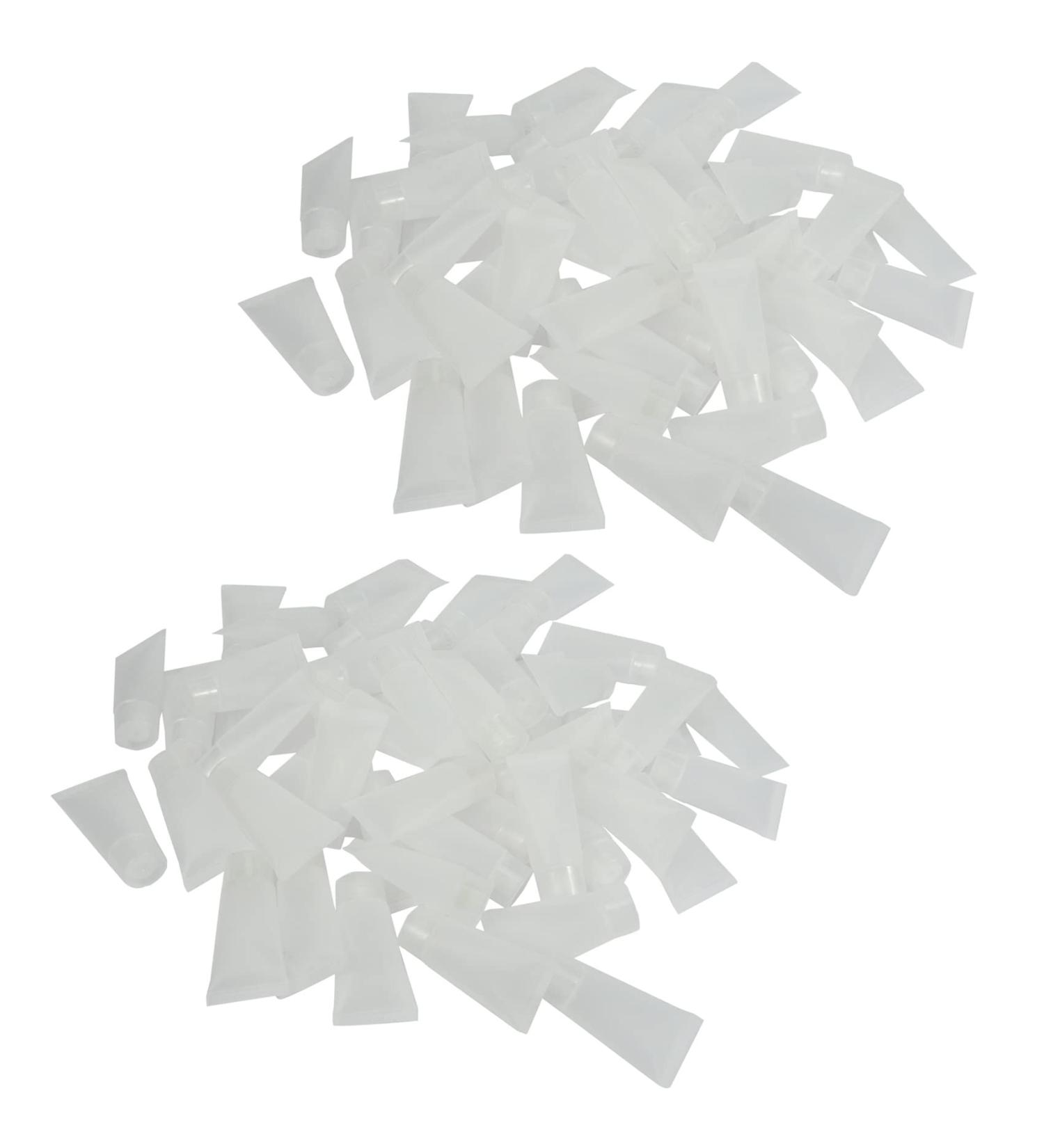 100Pcs 15ml Refillable Lotion Tubes - Travel Squeeze Bottles with Caps for Easy Refill | Ideal for Cosmetics & Toiletries - Buy Online on GoSupps.com