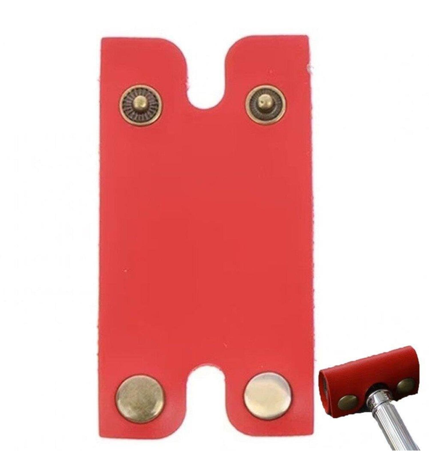 Buy Sanfly Leather Double Edge Razor Head Protection Cover - Portable Safety Razor Accessories for Travel - Stylish & Durable Red - Buy Online on GoSupps.com