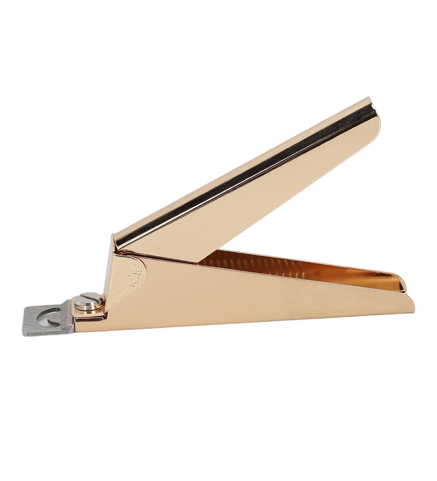 False Nail Clippers U-Shaped Easy Operation Stainless Steel False Nail Clippers High Strength Lightweight for Home and Salon Use (Gold) - Buy Online on GoSupps.com