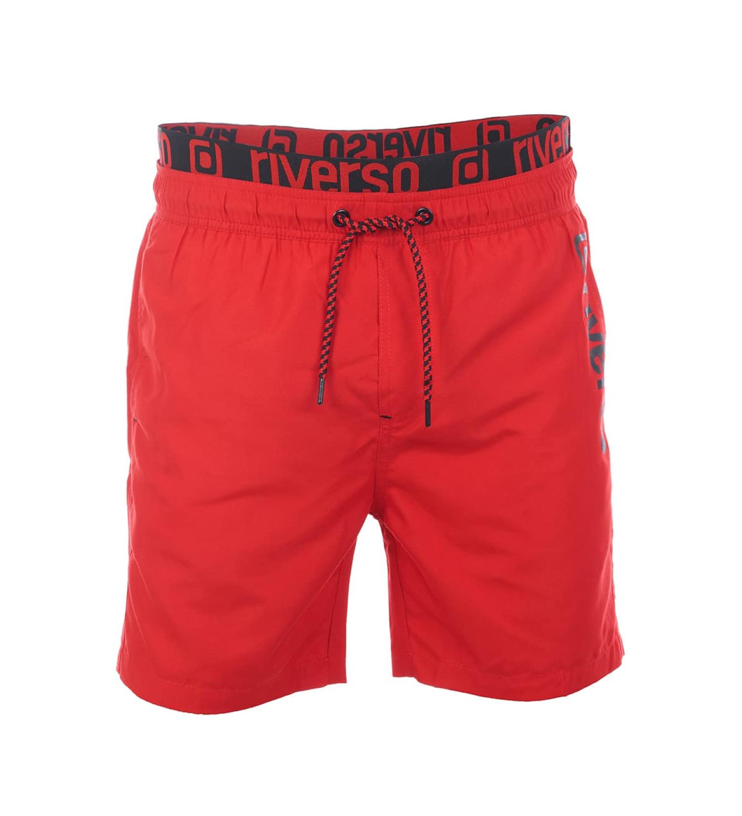 Riverso Men's Swimming Trunks - Regular Fit Sports Shorts Elastic Bundle in Black Green Orange Red | Sizes S to 5XL - Buy Online on GoSupps.com