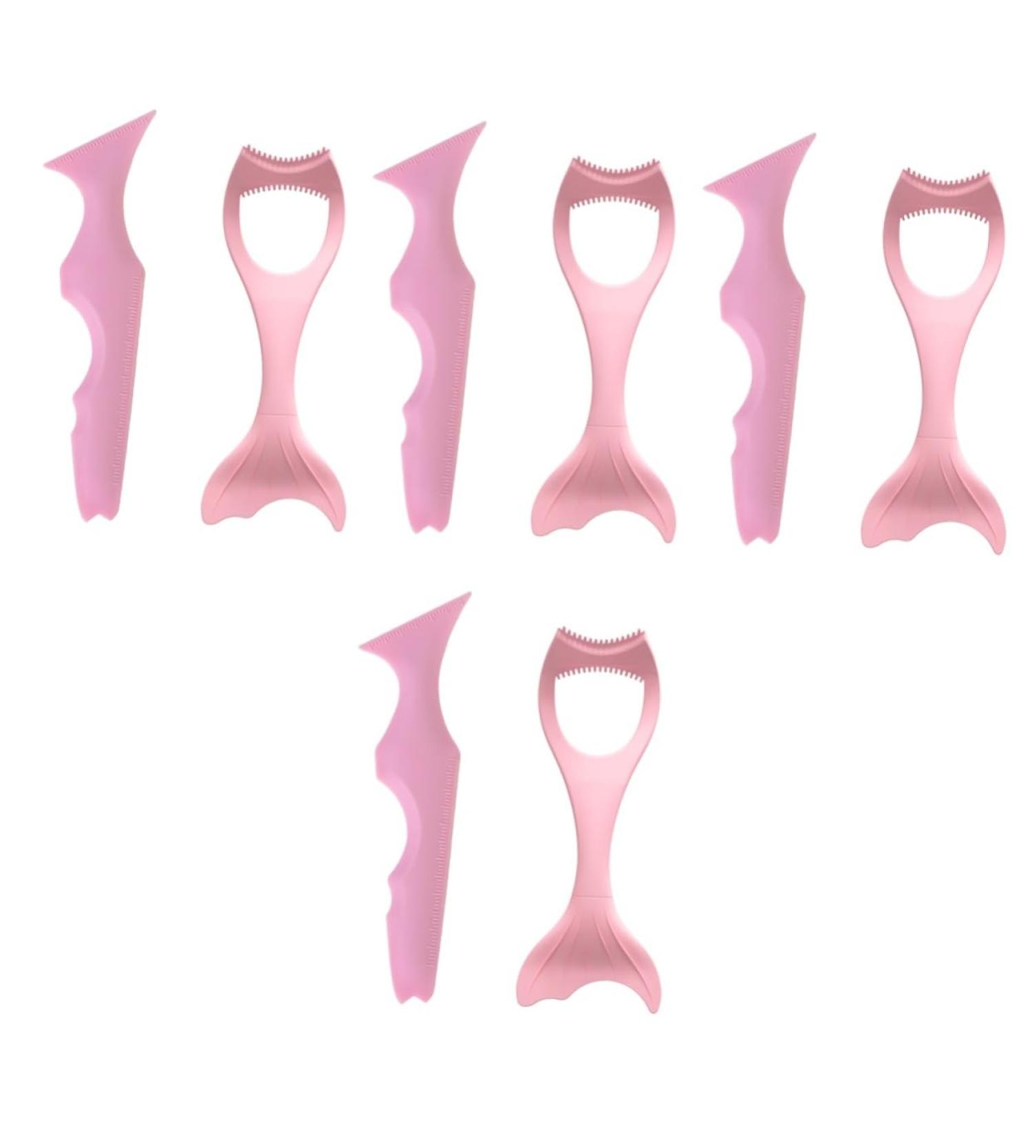 FOMIYES 8 Pcs Eyeliner Lash Kit Silicone Mold Kit Silicone Eyebrow Stencil Makeup Supplies Magnetic Cream - Buy Online on GoSupps.com