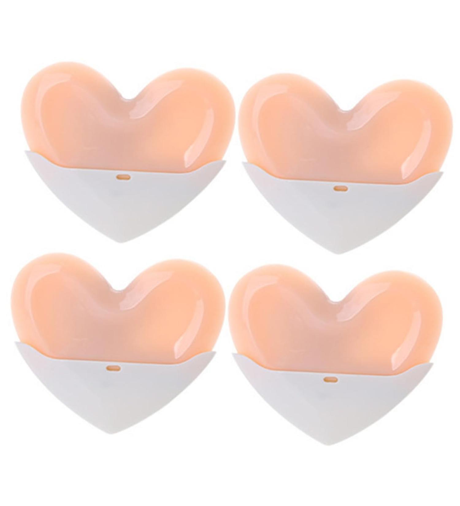 Buy Mobestech Heart-Shaped Eyebrow Trimmer Set - 4 Stainless Steel Razors for Perfect Eyebrow Care | Miss Beauty Tools - Buy Online on GoSupps.com
