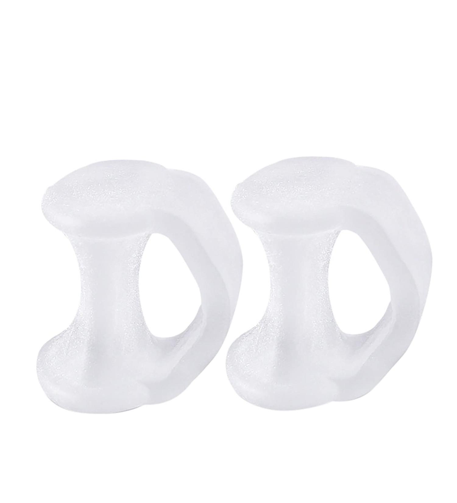 Gel Toe Separators for Overlapping Toes, Hammer Toe Straightener, Bunion Pads Corrector - Women's Pinky Toe Spacers for Bunion & Cracked Skin - Clear, One Size - Buy Online on GoSupps.com