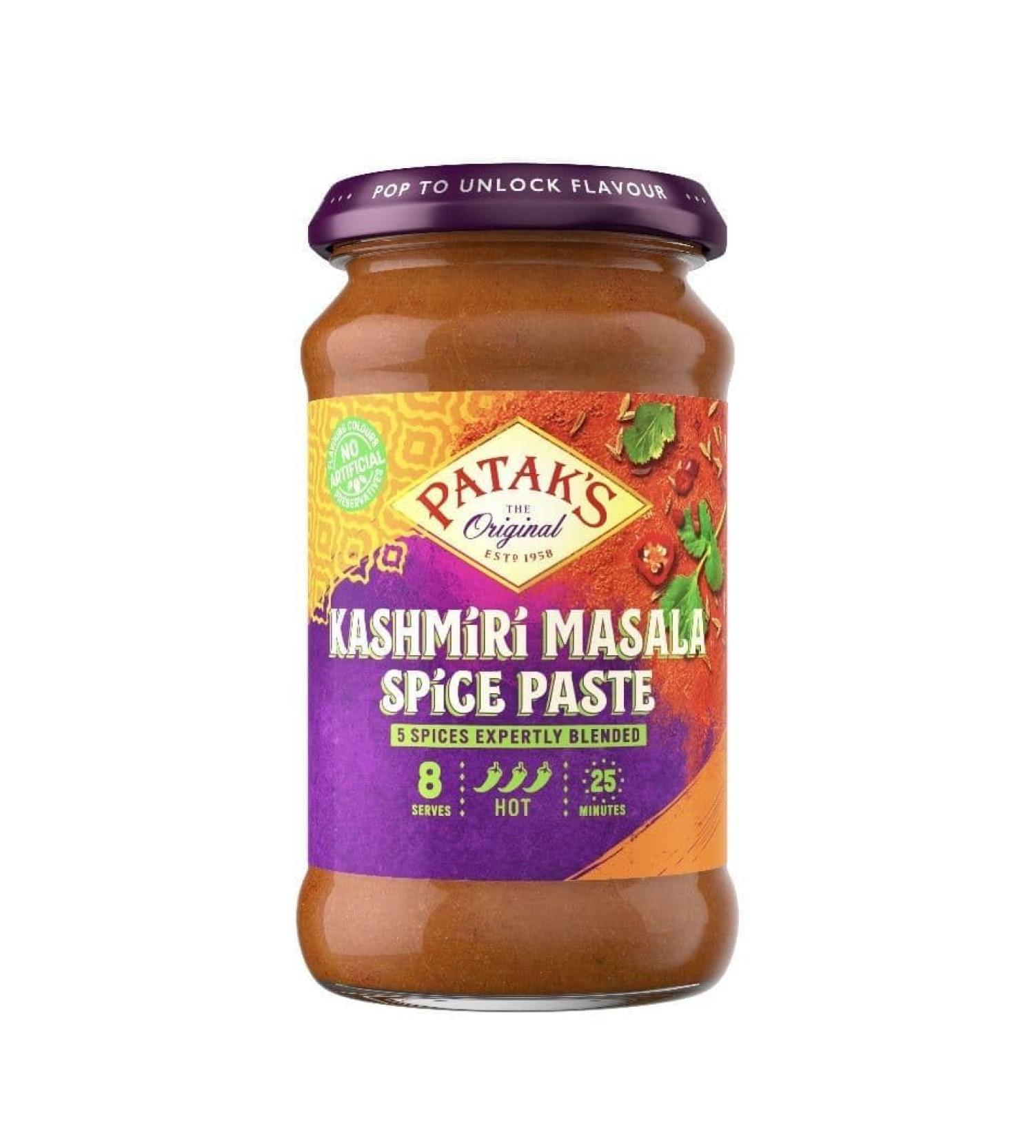 Patak's Kashmiri Masala Spice Paste | Authentic Indian Recipe | Aromatic Spices | 283g | (Pack of 2) - Buy Online on GoSupps.com