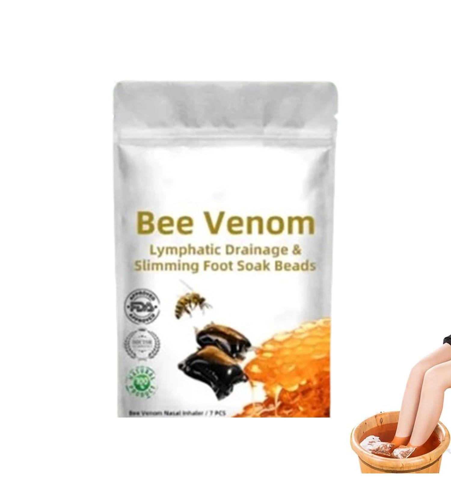 Lukmlca Bee Venom Lymphatic Drainage & Slimming Foot Soak Beads Lukmlca Bee Venom Foot Soak Lukmlca Bee Venom Lymphatic Drainage Foot Soak (1pack) - Buy Online on GoSupps.com