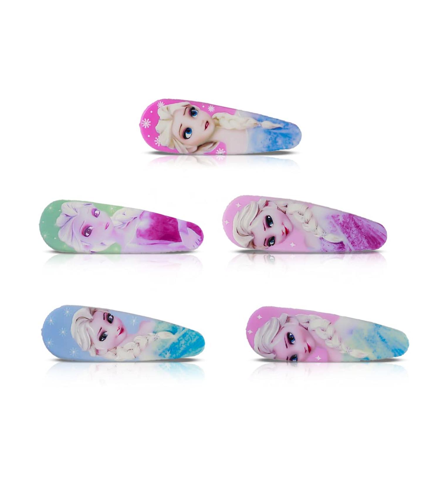 Frozen Santa Hair Clips - 5 Piece Set for Girls and Women | Cute Metal Snap Barrettes - Buy Online on GoSupps.com