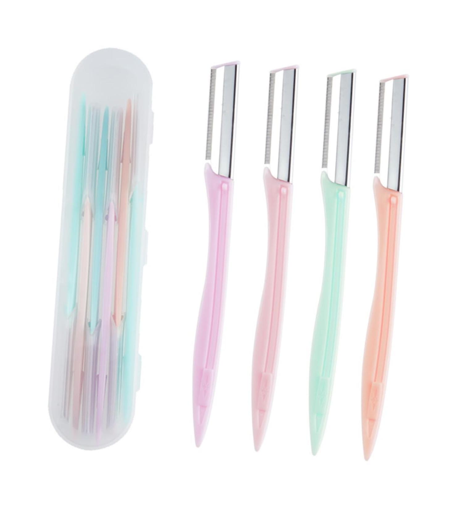 FOMIYES 4 Sets Eyebrow Razor for Women - Portable Facial Hair Shaver Miss Remover & Ladies Razors for Smooth Skin - Buy Online on GoSupps.com