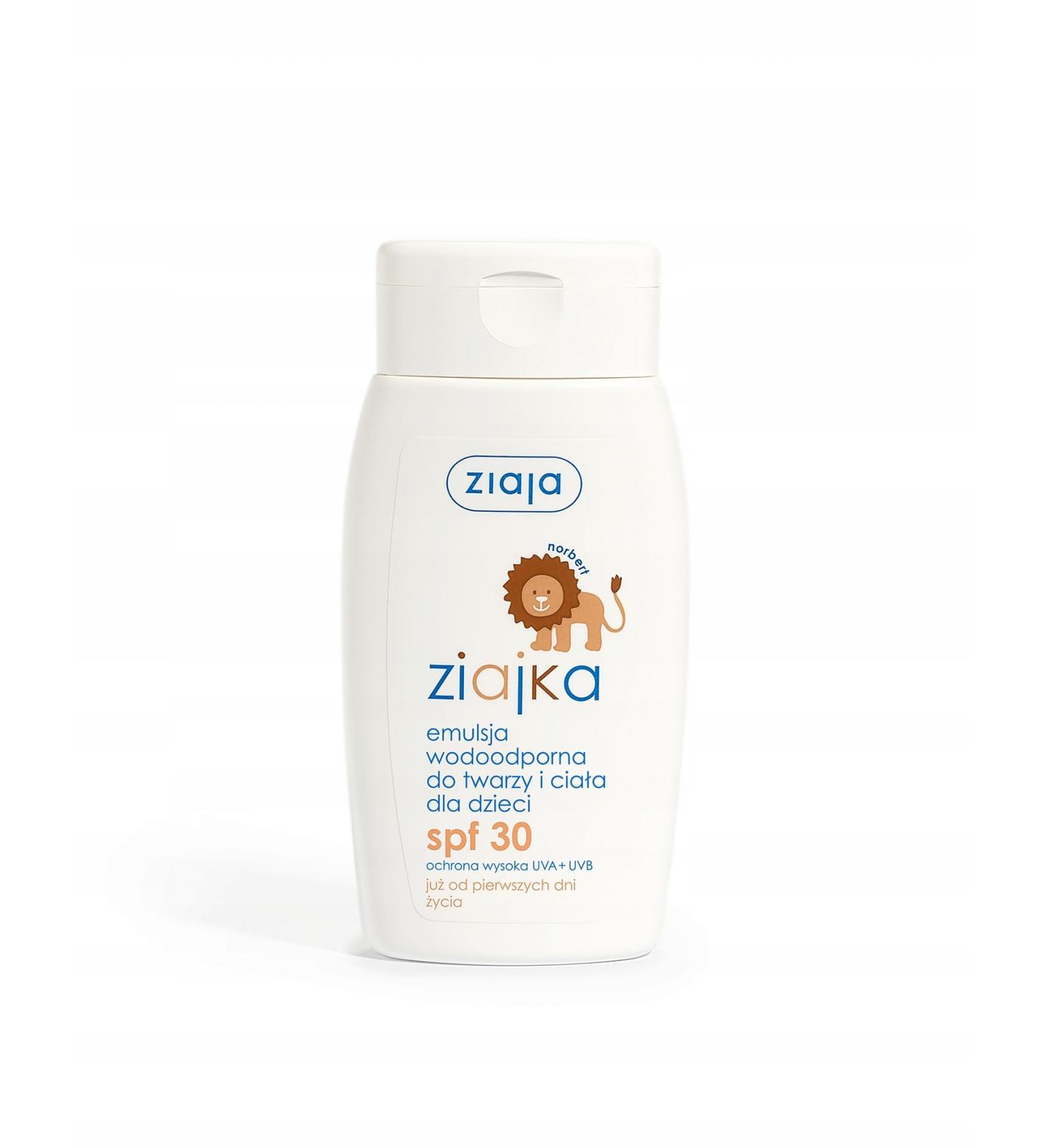 Children's sunscreen - SPF 30 125 ml by ZIAJA // children's sunscreen by Opale Tanzania DLA children's sunscreen SPF 30 125 ml - ZIAJA