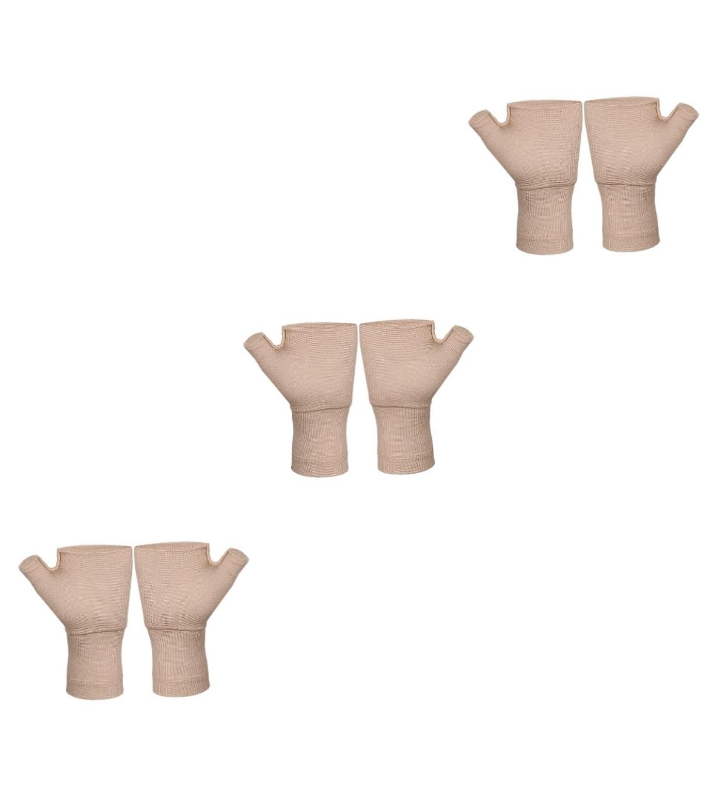 FRCOLOR 3 Pairs Wrist Compression Gloves for Support & Pain Relief | International Shipping Available - Buy Online on GoSupps.com