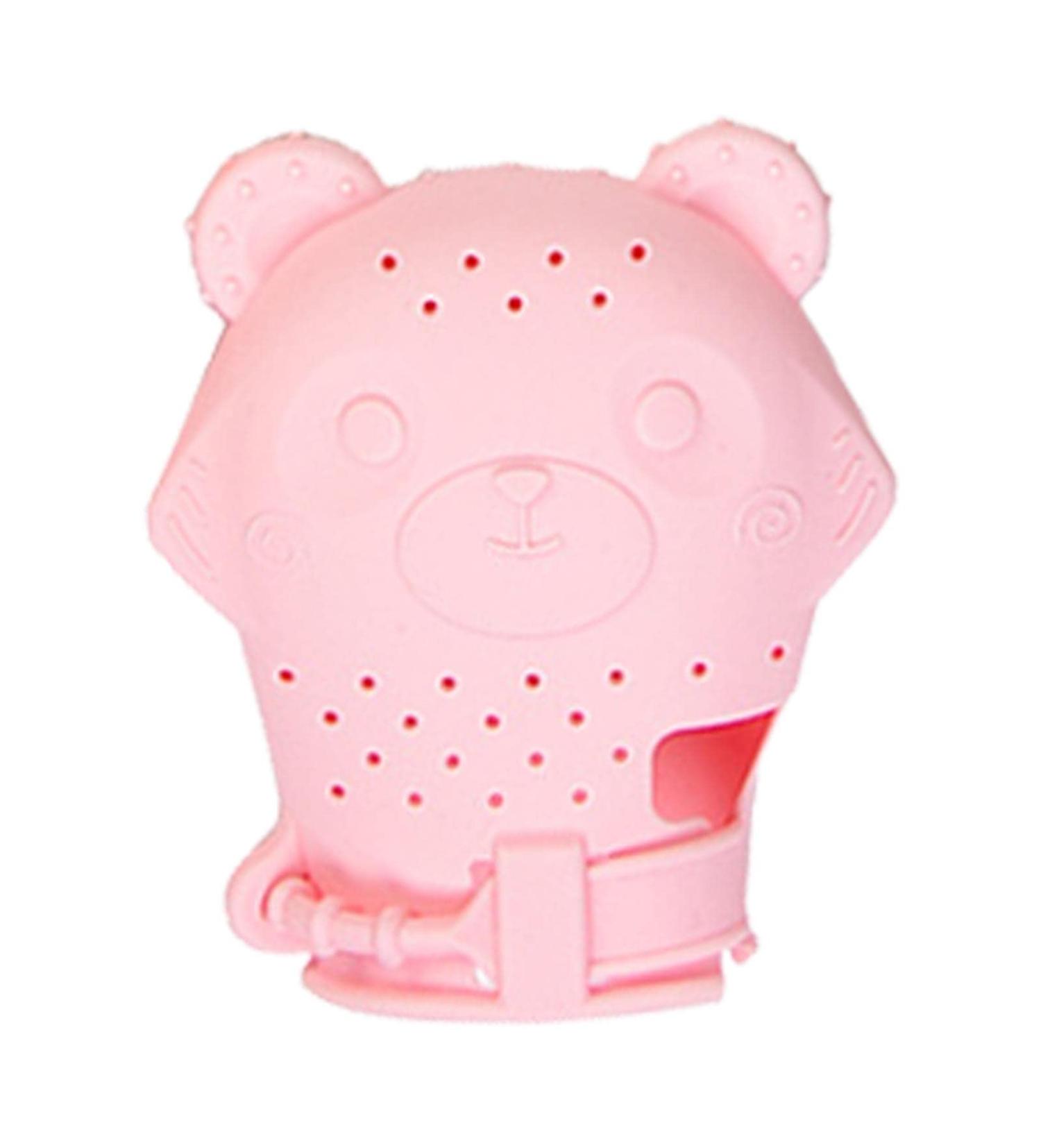 Abbto B r Baby Tooth Toy | Silicone Bite Ring & Anti-Drop Gloves | Adjustable for 3 Months+ - Buy Online on GoSupps.com