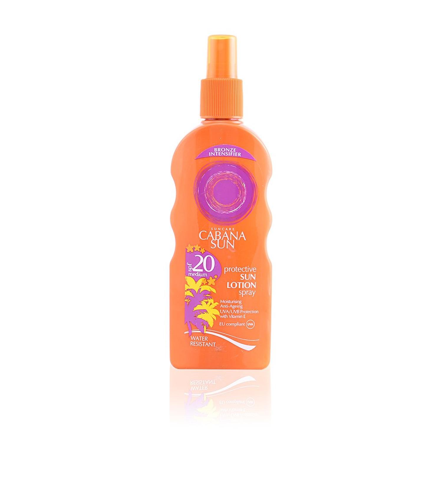 Cabana Sun Protective Sun Lotion Spray SPF 20 Water Resistant 200ml