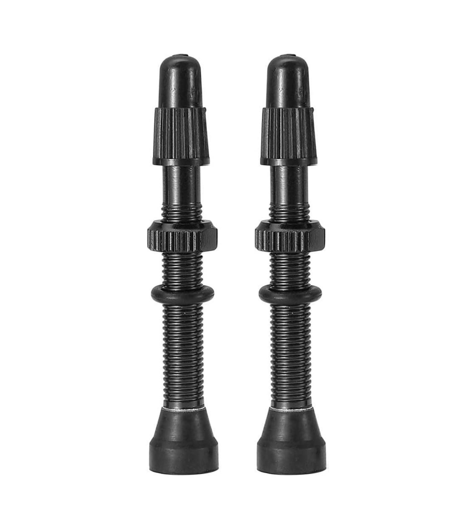 Shop Sioppkik 2-Piece Village Bicycle Tubeless Presta Aluminum Alloy Valve - 54mm for Street & MTB Tires - Black - Buy Online on GoSupps.com