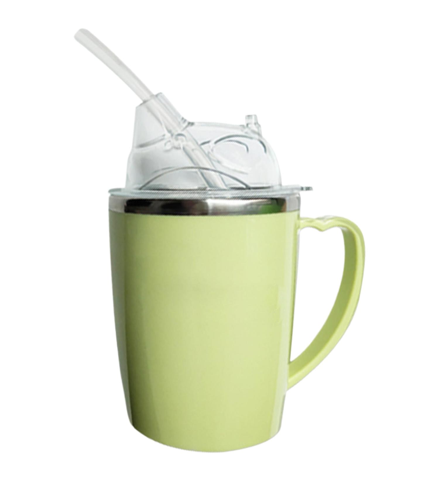 Adult Sippy Cup Spill Proof Cup 11.8 Oz Spill Proof Cups for Adults 3 Modes Anti Choke Safe Drinking Cup with 11.8'' Tube & Handle for Disabled Adults Elderly - Buy Online on GoSupps.com