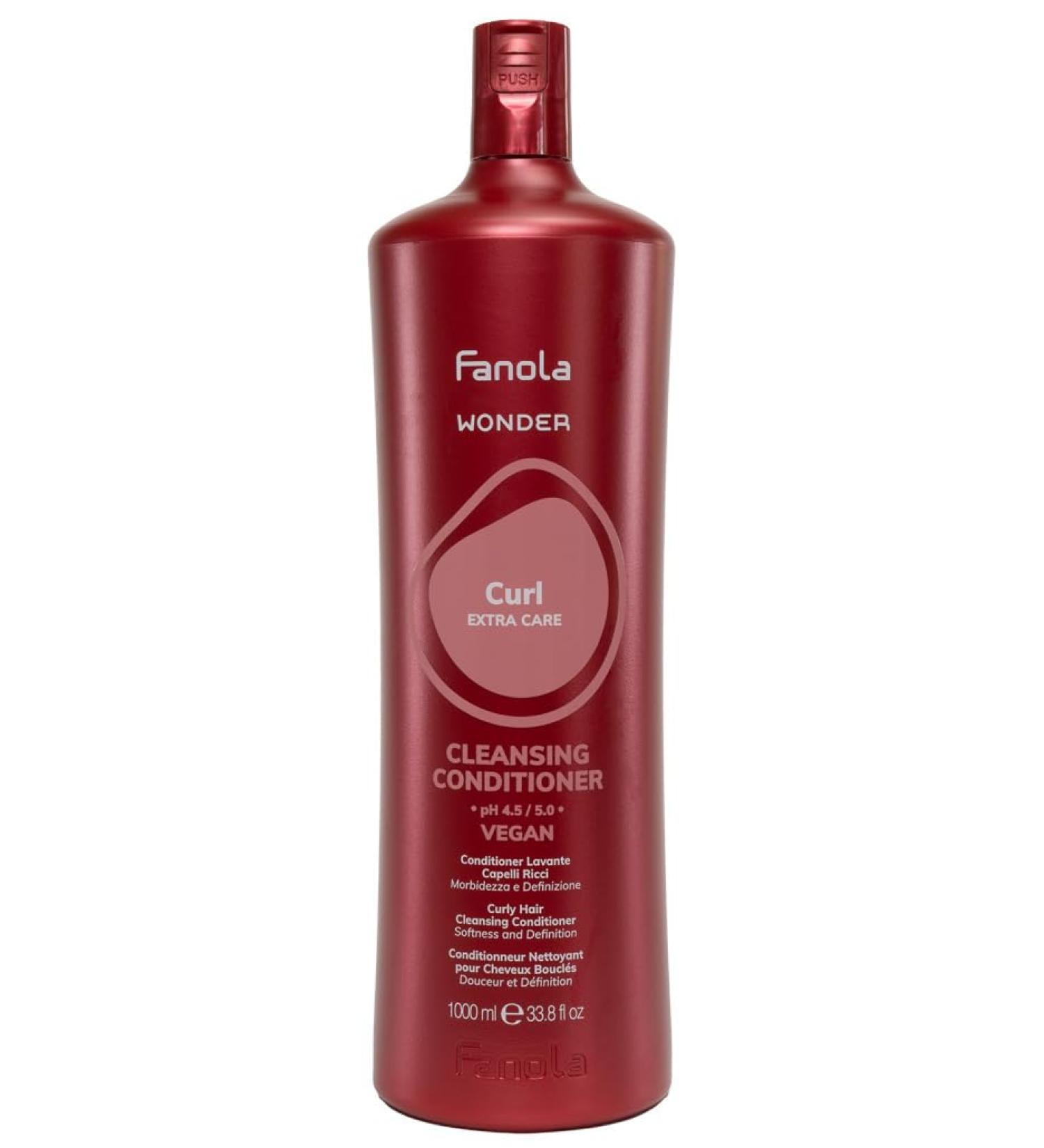Fanola Wonder Curl Cleansing Condition 1000ML - Buy Online on GoSupps.com