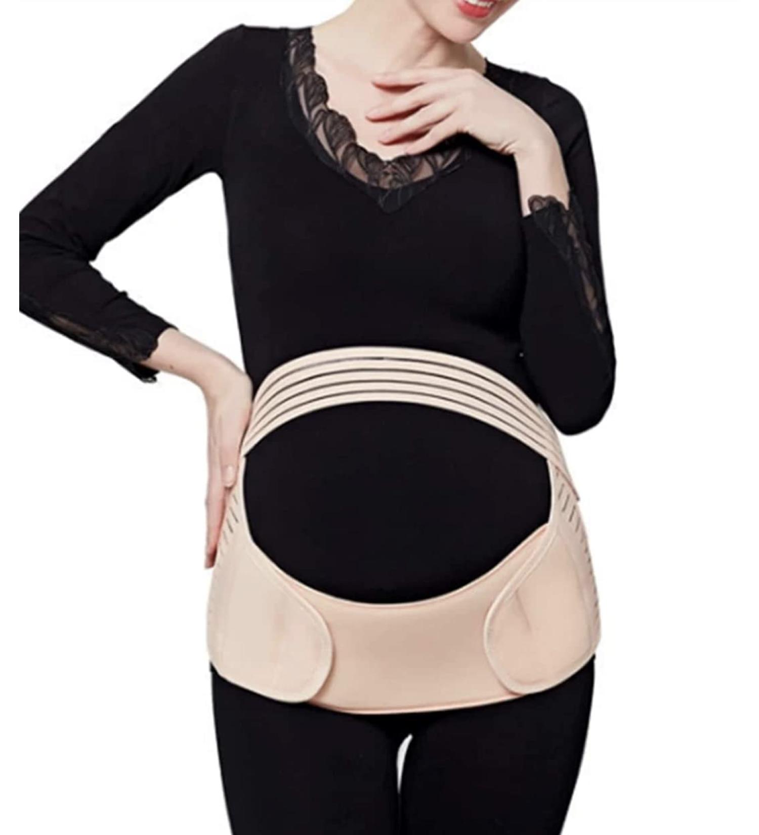 Jamila Maternity Belt XXL - Pregnancy Support for Back, Waist, Belly - Relieve Pelvic Hip Pain - Labour and Recovery - Skin XXL - Buy Online on GoSupps.com