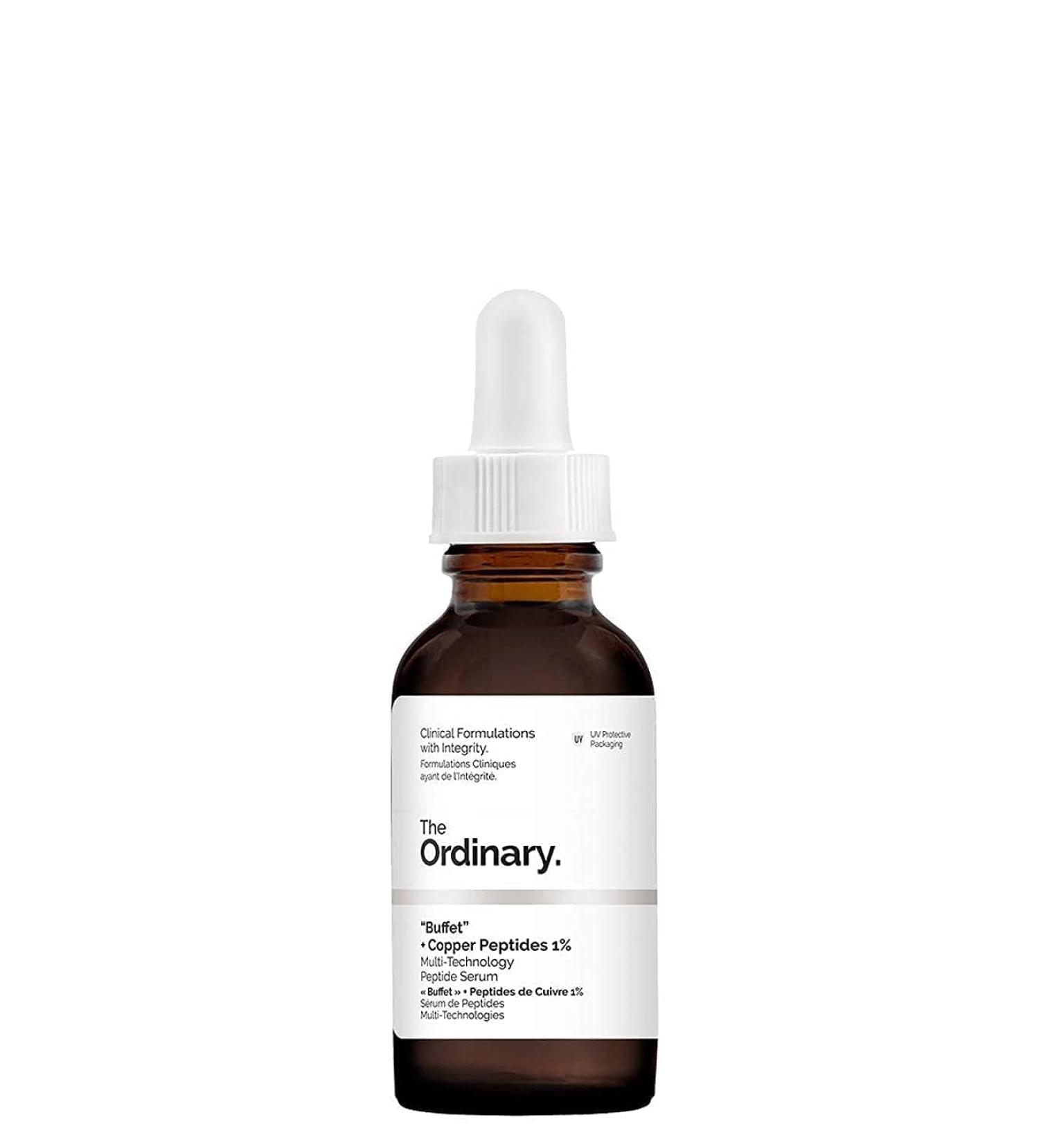 The Ordinary"Buffet" + Copper Peptides 1% - 30ml multi-technology peptide serum to target multiple signs of aging at once. - Buy Online on GoSupps.com