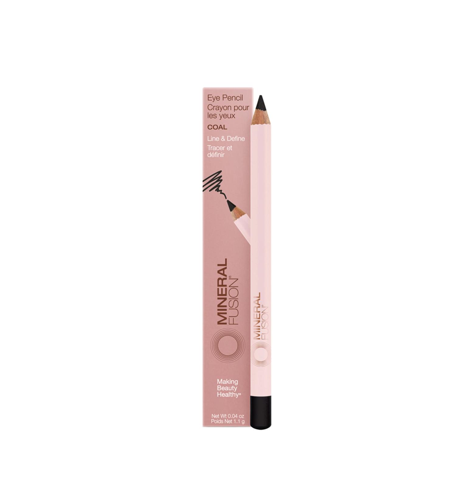 Mineral Fusion Eye Pencil Coal - 0.04 oz | Natural, Long-Lasting Eyeliner - Buy Online on GoSupps.com