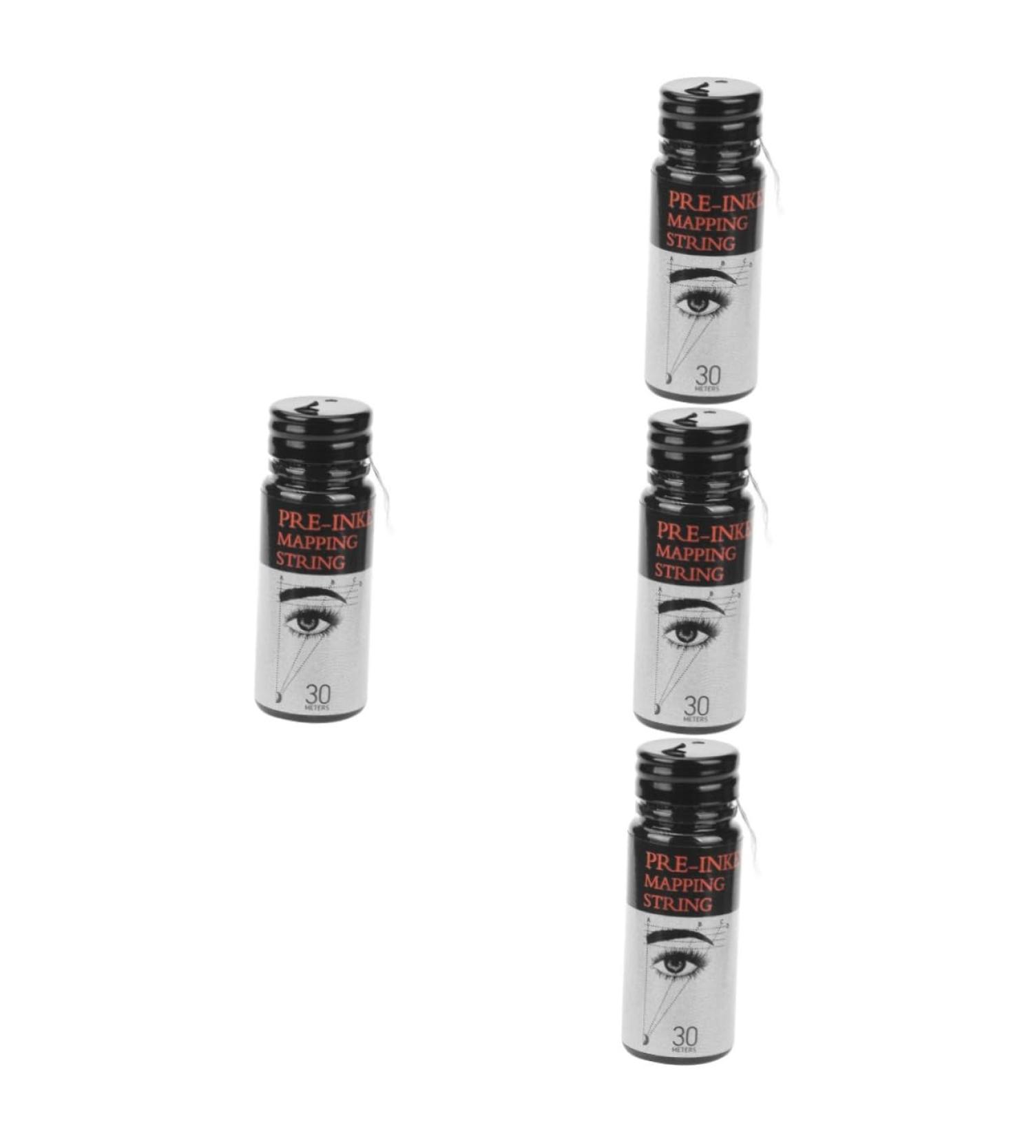 Baluue 4pcs Small Bottled Eyebrow Ruler Practical Eyebrow Ruler Aluminum Alloy - Buy Online on GoSupps.com