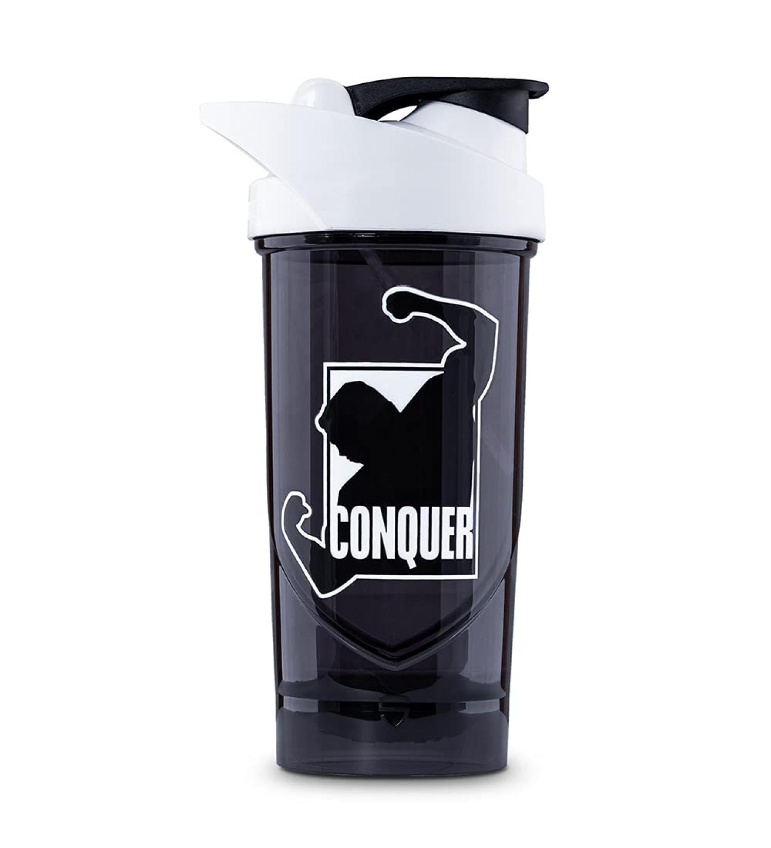 Shieldmixer Hero Pro Classic Shaker - 700ml BPA-Free Protein Bottle | Gym & Fitness Accessories - Black - Buy Online on GoSupps.com